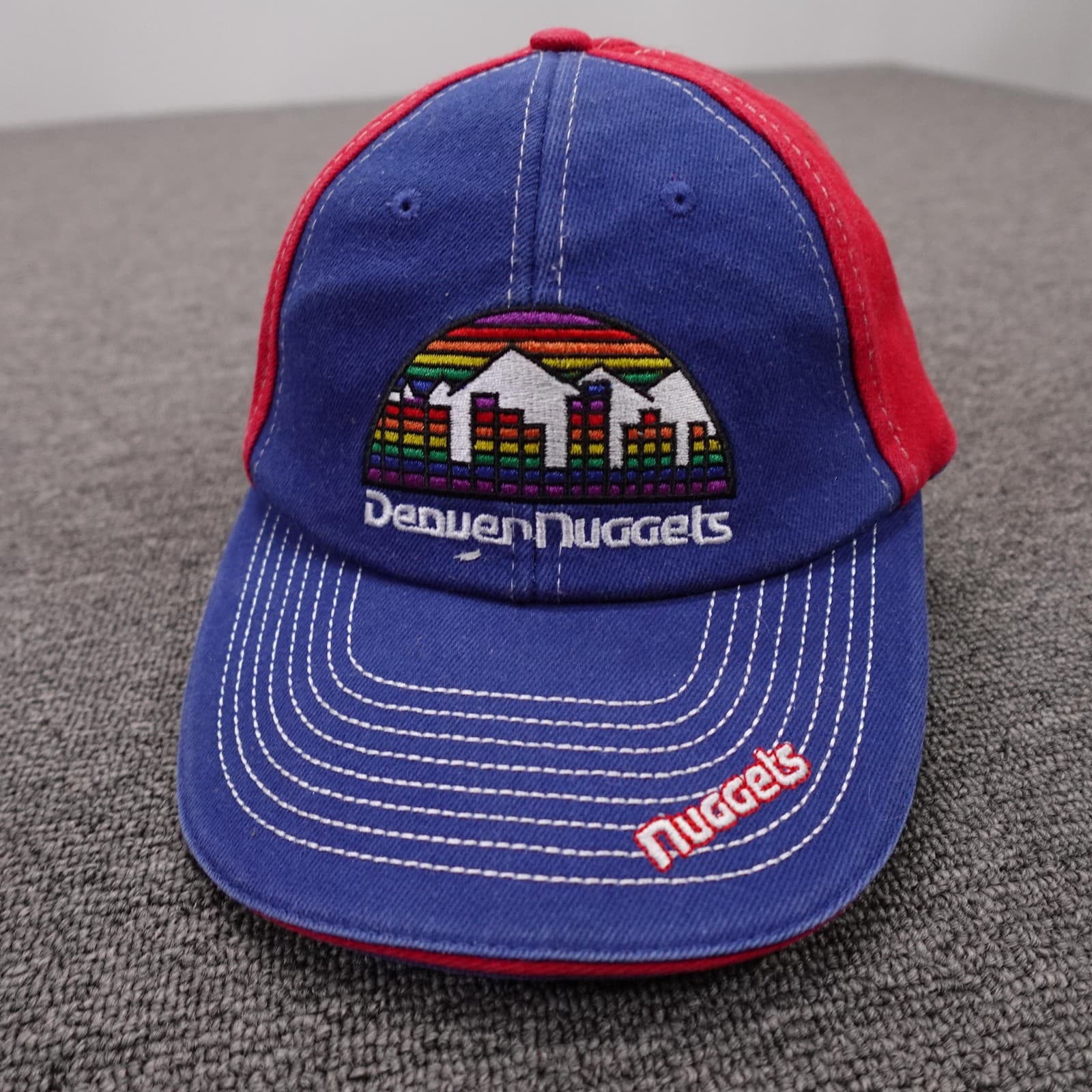 Denver Nuggets Hat Cap Boys One Size Blue Red NBA Basketball Altitude Authentics - Thumbnail 2