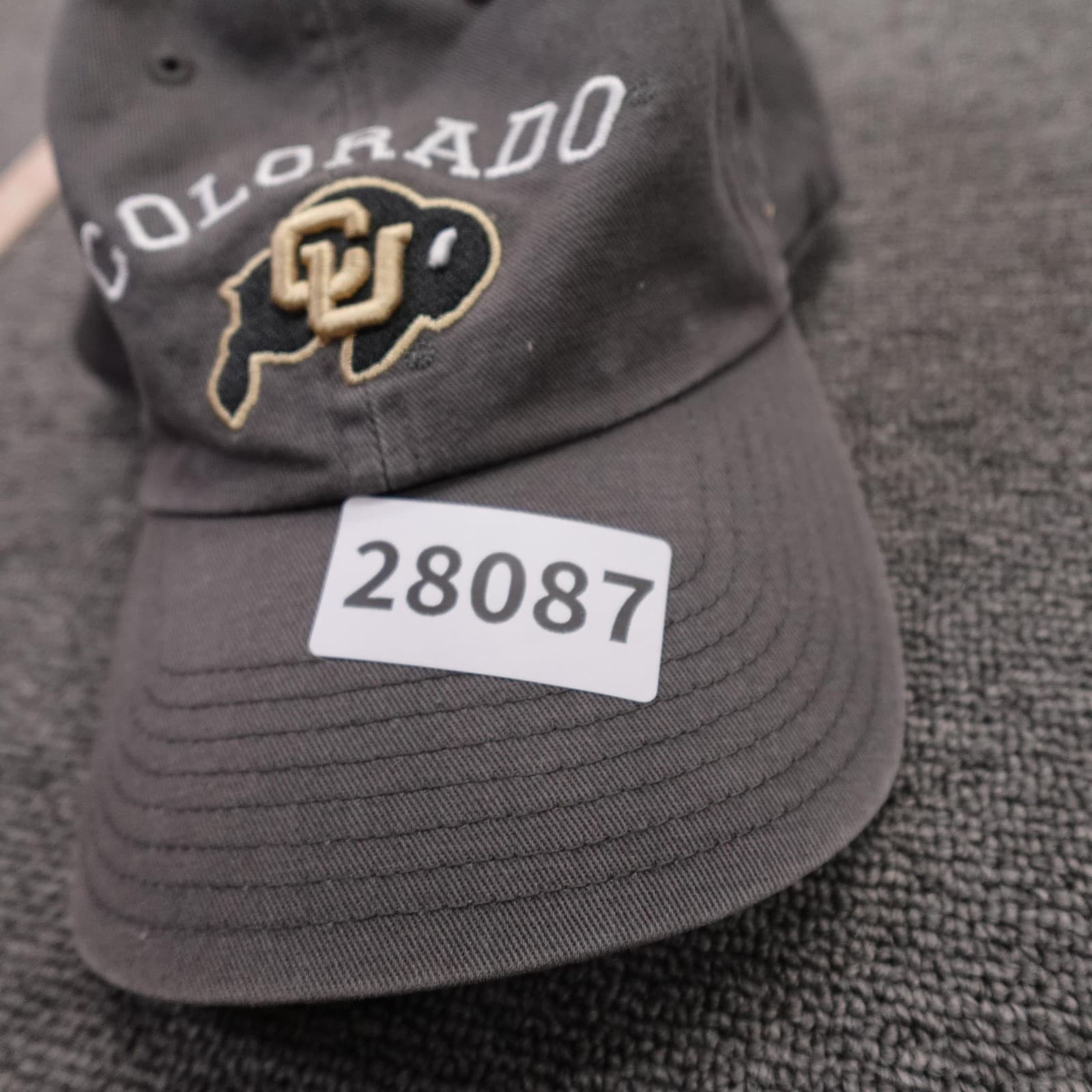 Colorado Buffaloes Hat Cap Strap Back Mens One Size Gray NCAA Football '47 - Thumbnail 7