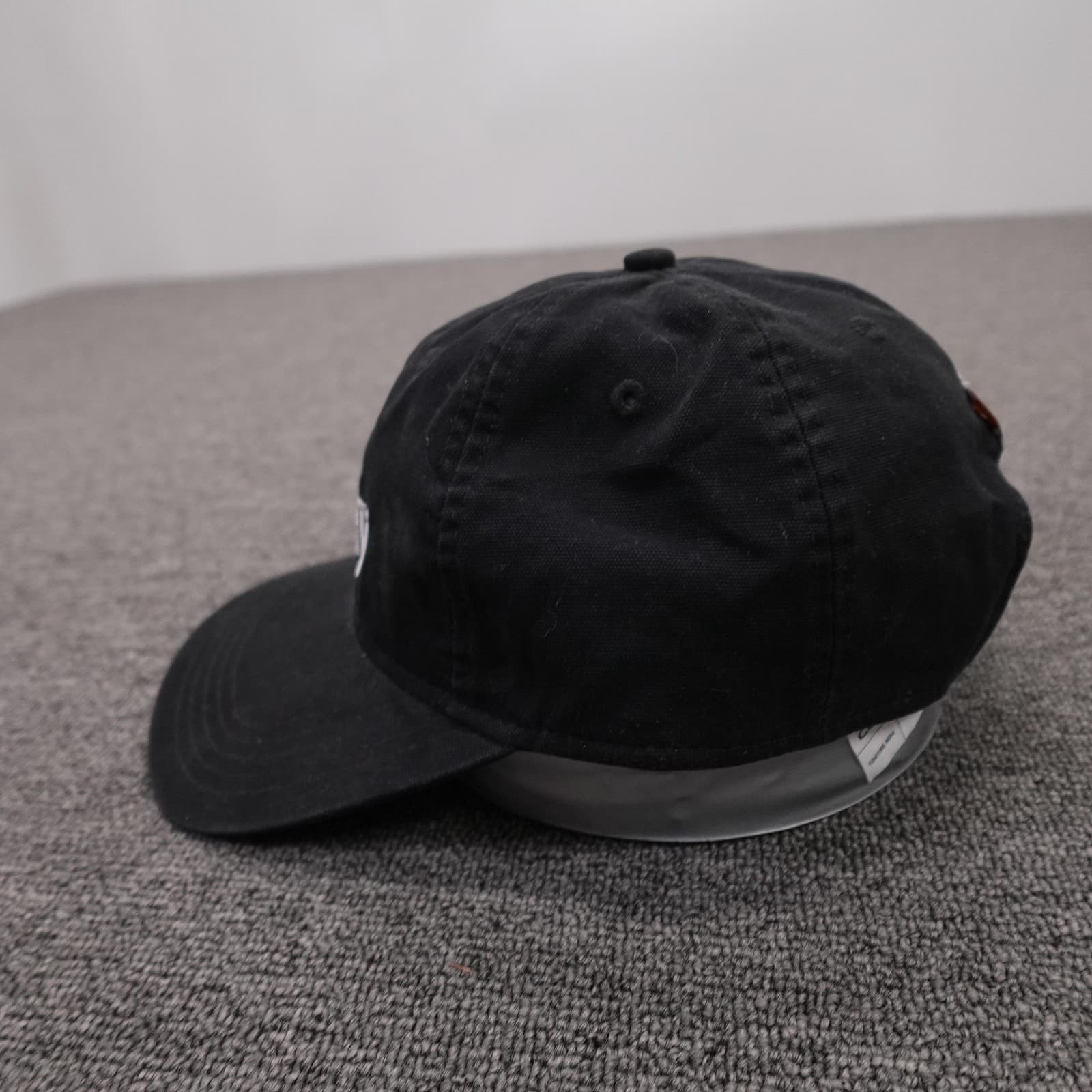 Carhartt Hat Cap Strap Back Mens One Size Black Canvas Baseball Workwear Logo - Thumbnail 3