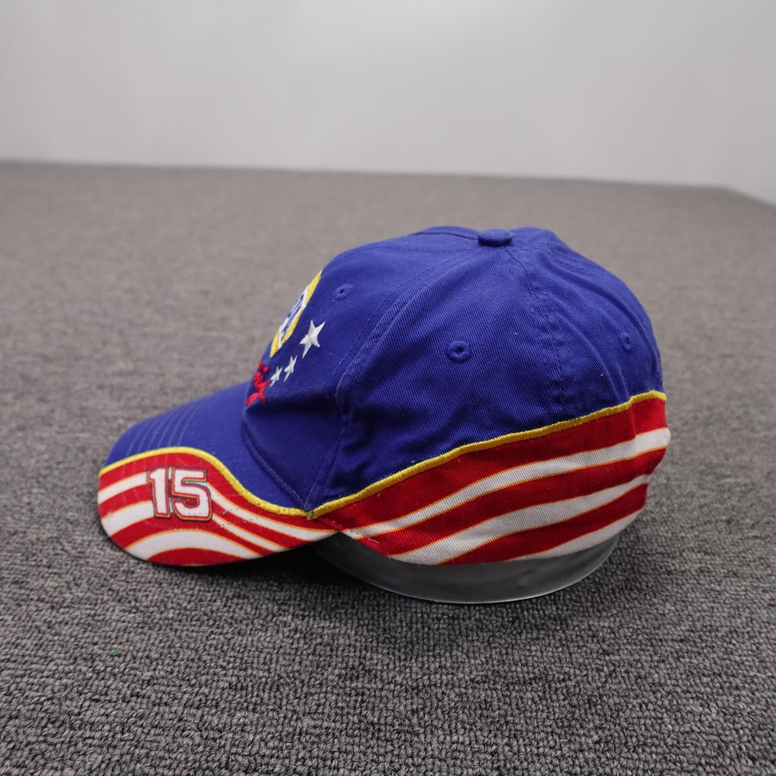 NAPA Racing Hat Cap Strap Back Mens One Size Blue NASCAR Michael Waltrip 15 - Thumbnail 3