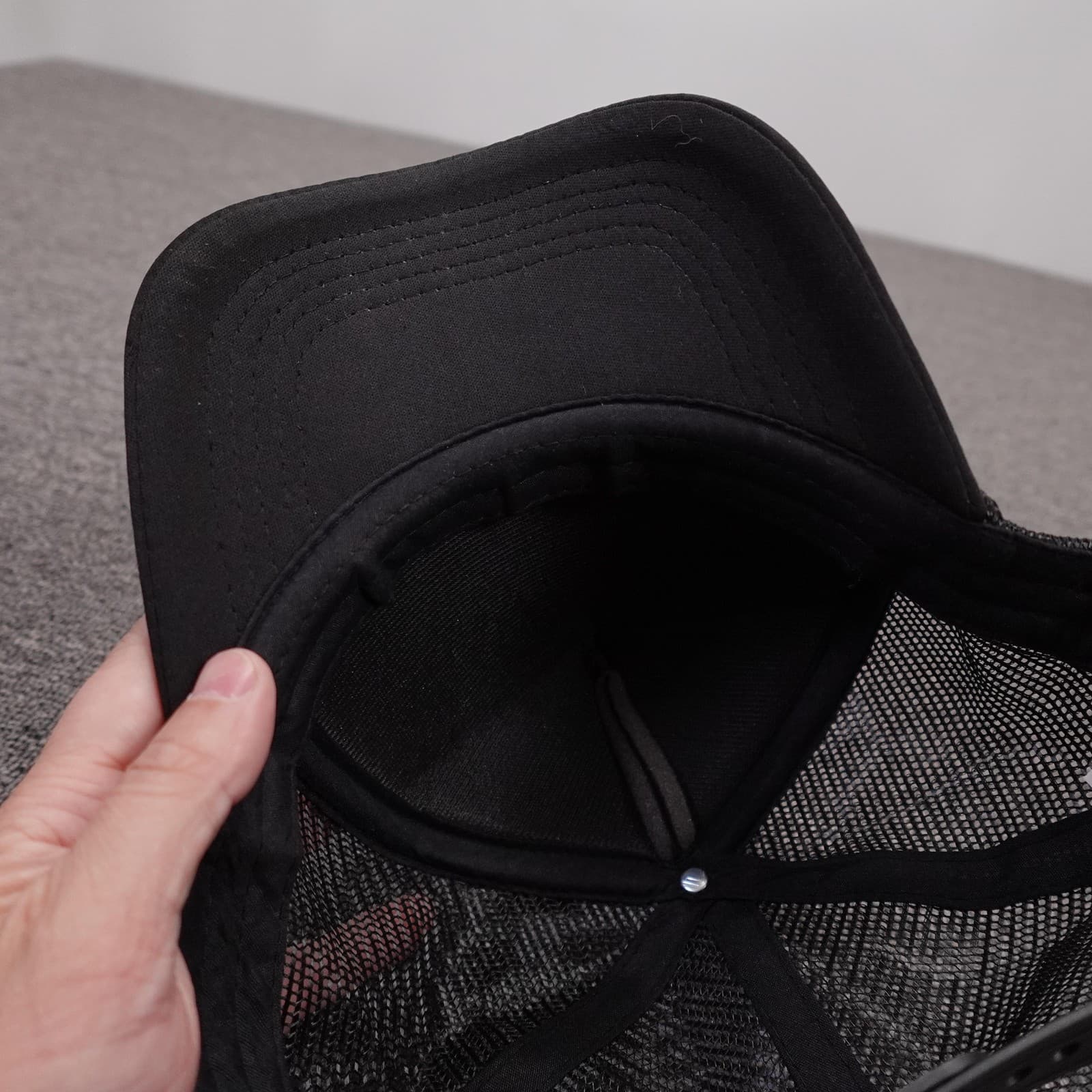 Panama Joe's Hat Cap Snap Back Mens One Size Black RIP The Reaper Skull Trucker - Thumbnail 6