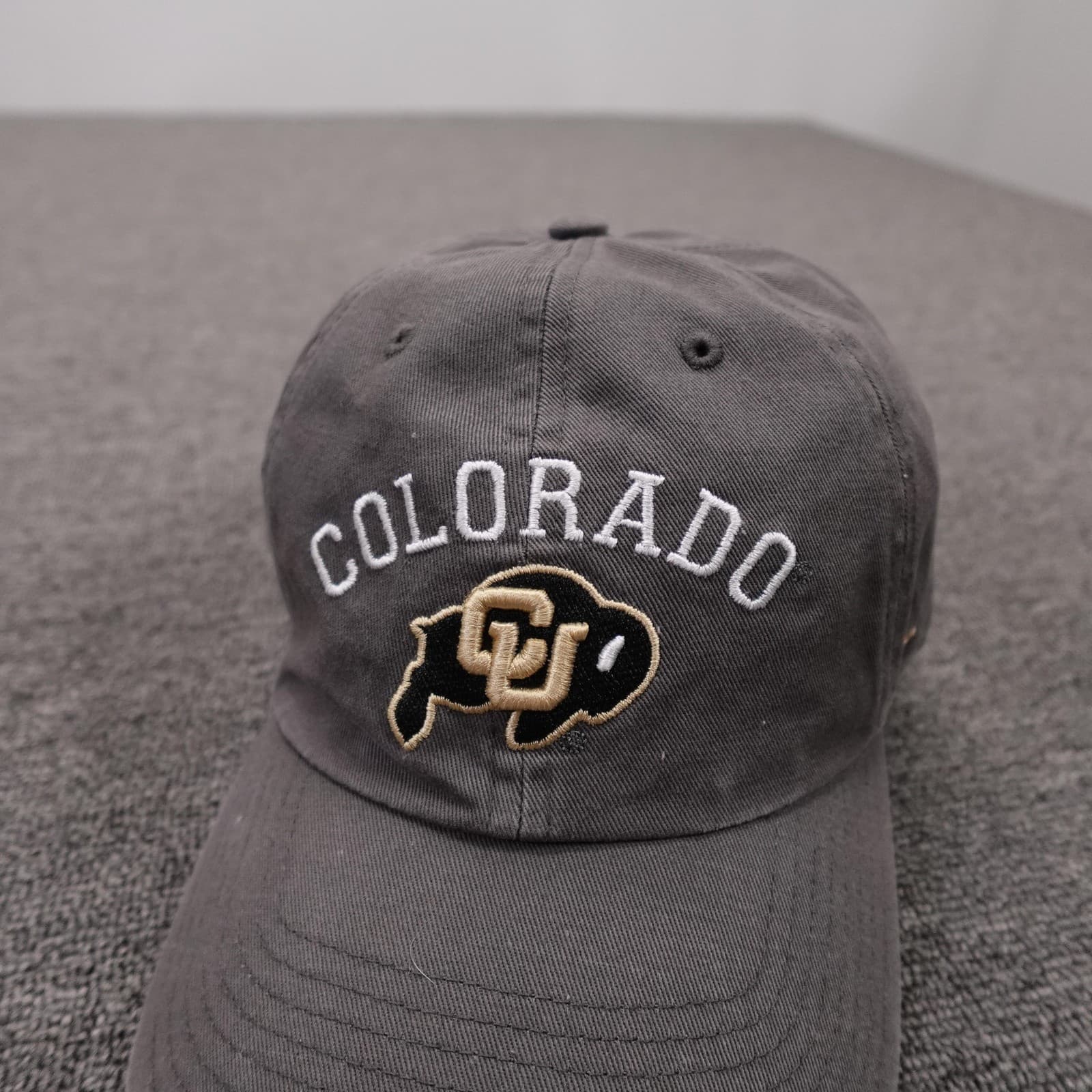 Colorado Buffaloes Hat Cap Strap Back Mens One Size Gray NCAA Football '47 - Thumbnail 2