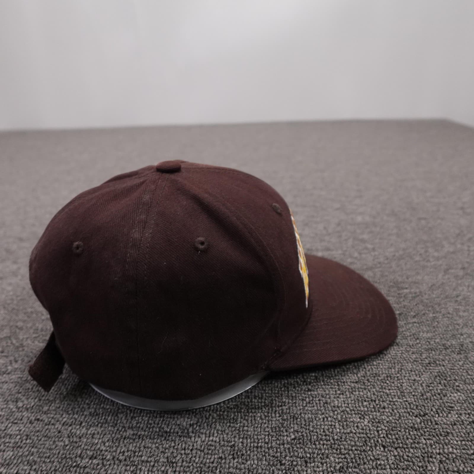 Wyoming Cowboys Hat Cap Strap Back Mens One Size Brown NCAA Football Captivating - Thumbnail 5