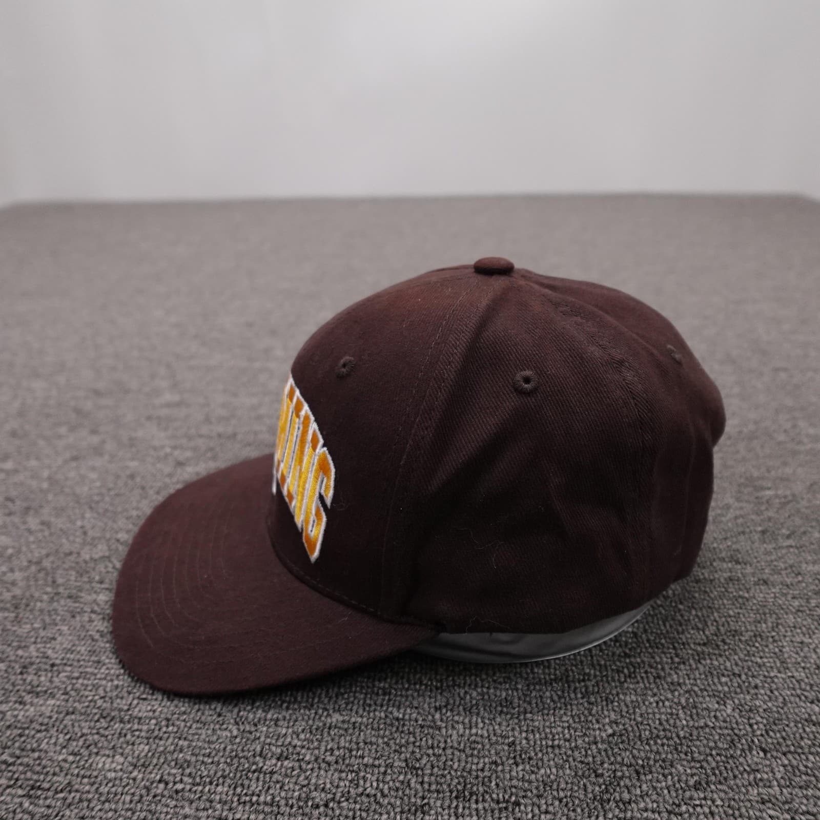 Wyoming Cowboys Hat Cap Strap Back Mens One Size Brown NCAA Football Captivating - Thumbnail 3