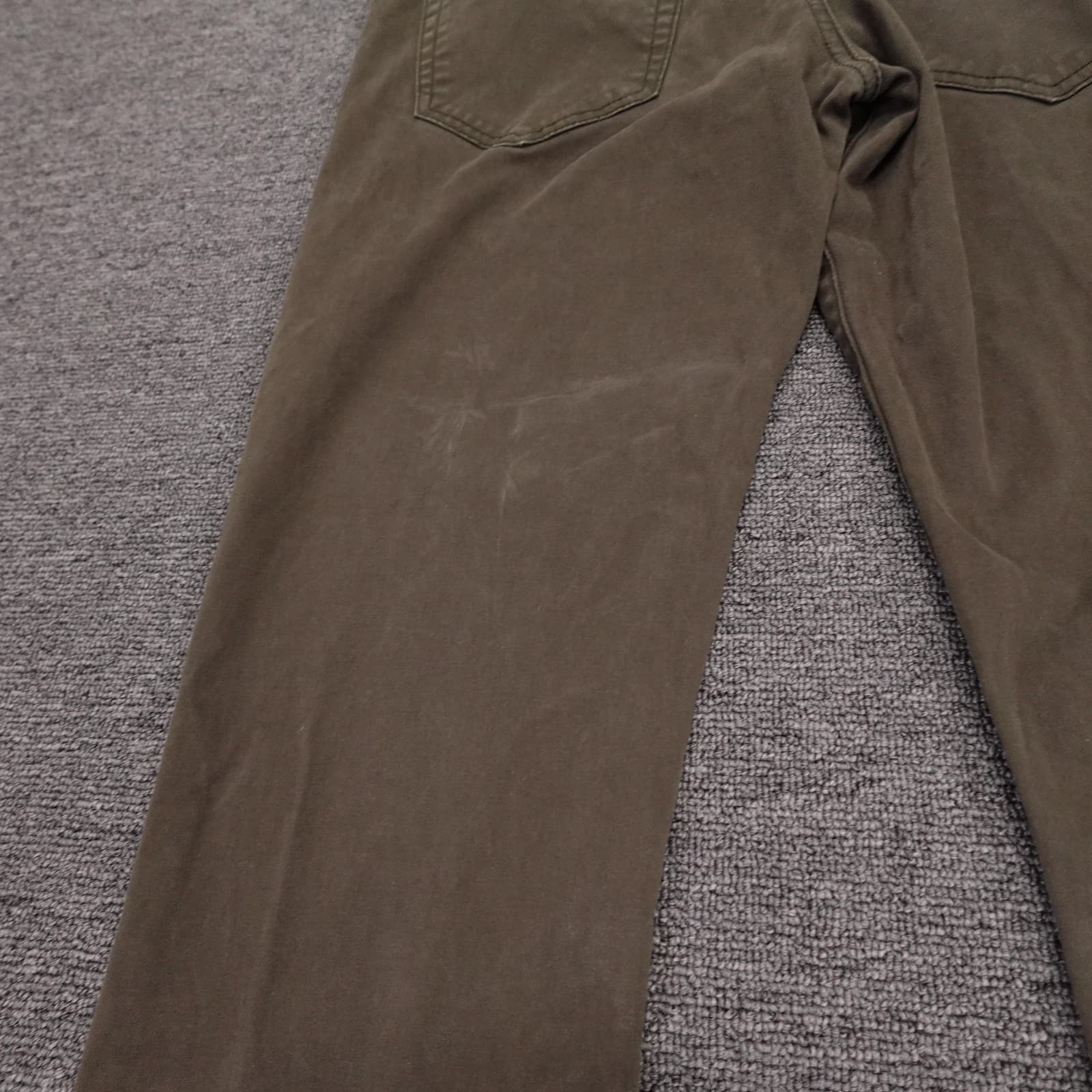 Lucky Brand Jeans Mens 30x31 Brown Medium Wash Straight Denim Casual Pants - Thumbnail 7