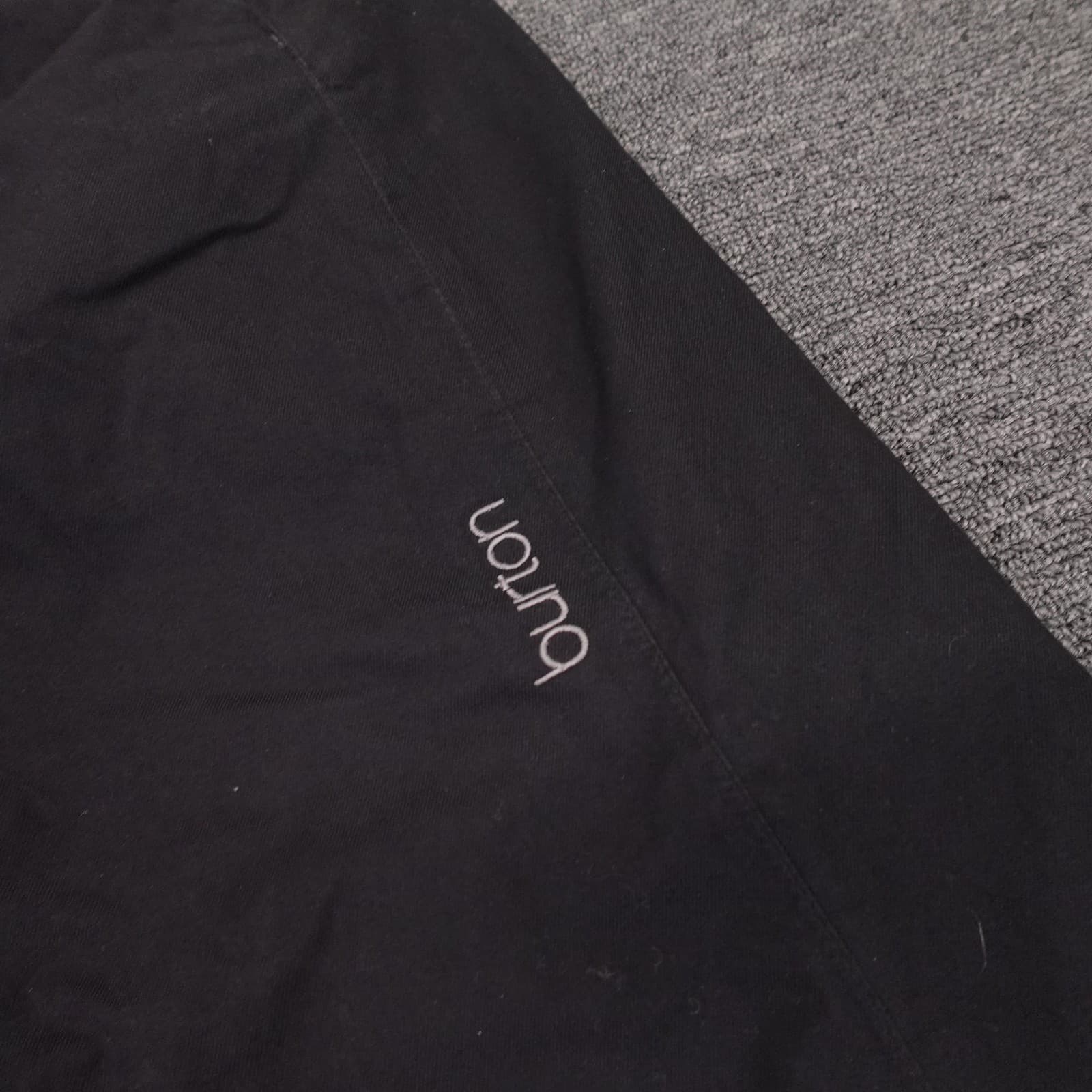 Burton Snow Pants Womens Large Black Insulated Ski Snowboard 34x31 Lined Warm - Thumbnail 2