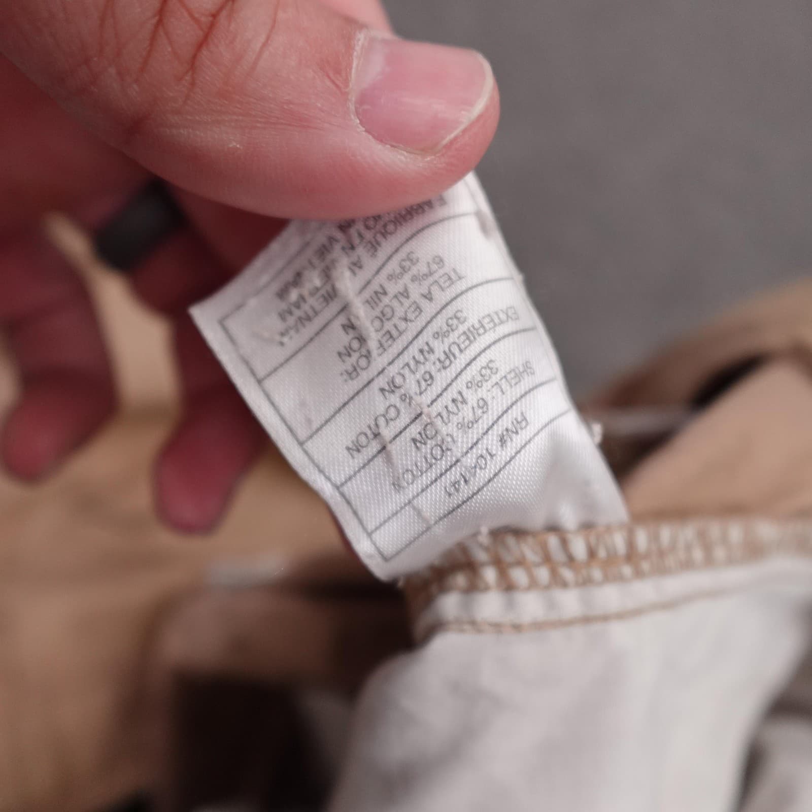 Vintage Nike ACG Convertible Cargo Pants Mens 38x32 Beige Baggy Y2K ACGM2008 - Thumbnail 9