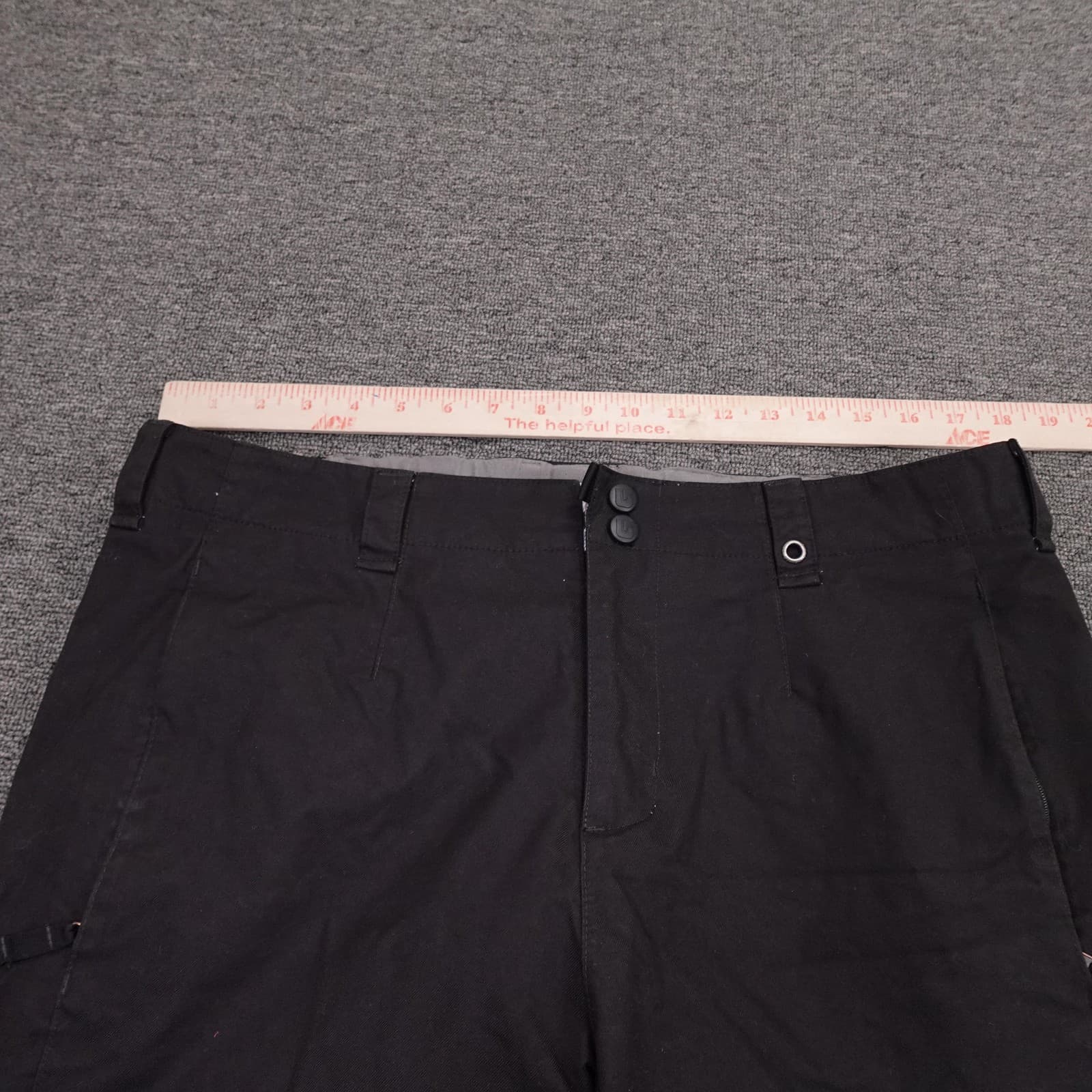 Burton Snow Pants Womens Large Black Insulated Ski Snowboard 34x31 Lined Warm - Thumbnail 10