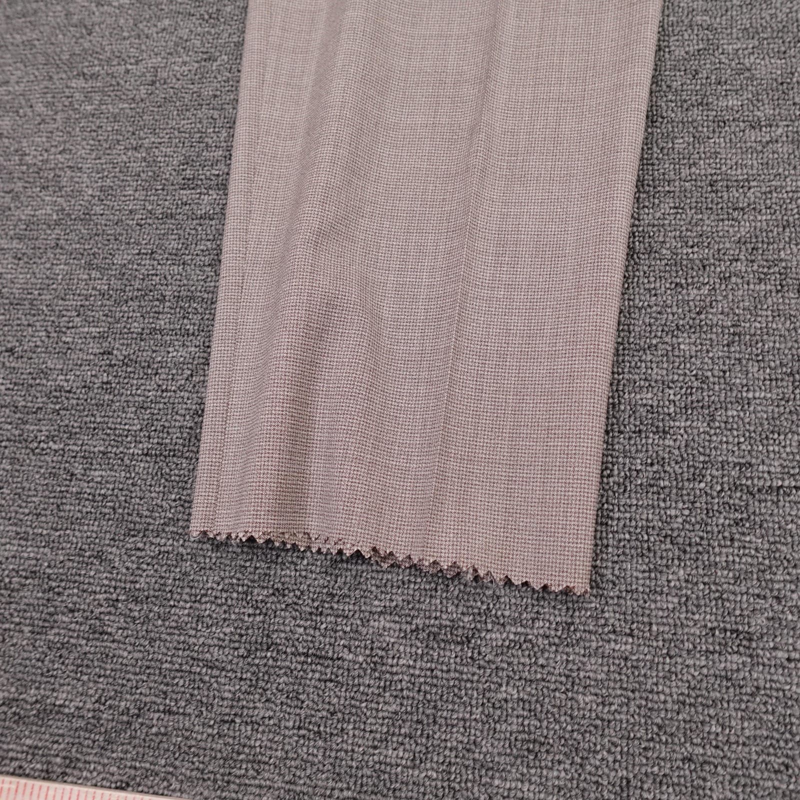 Boss Pants Mens 38x34 Beige Virgin Wool Check Flat Front Lined Dress Formal - Thumbnail 8