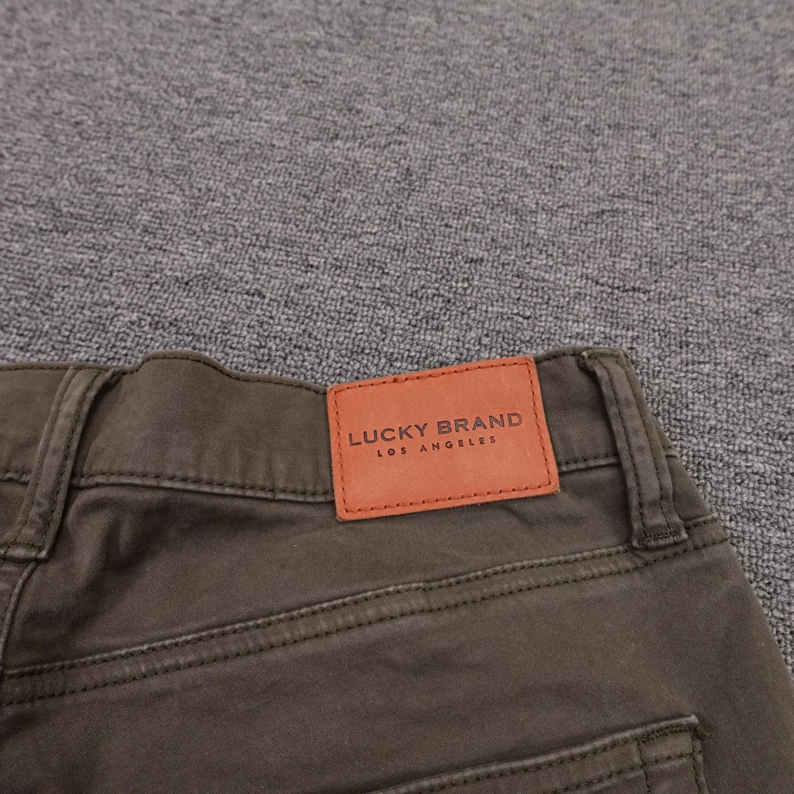 Lucky Brand Jeans Mens 30x31 Brown Medium Wash Straight Denim Casual Pants - Thumbnail 8