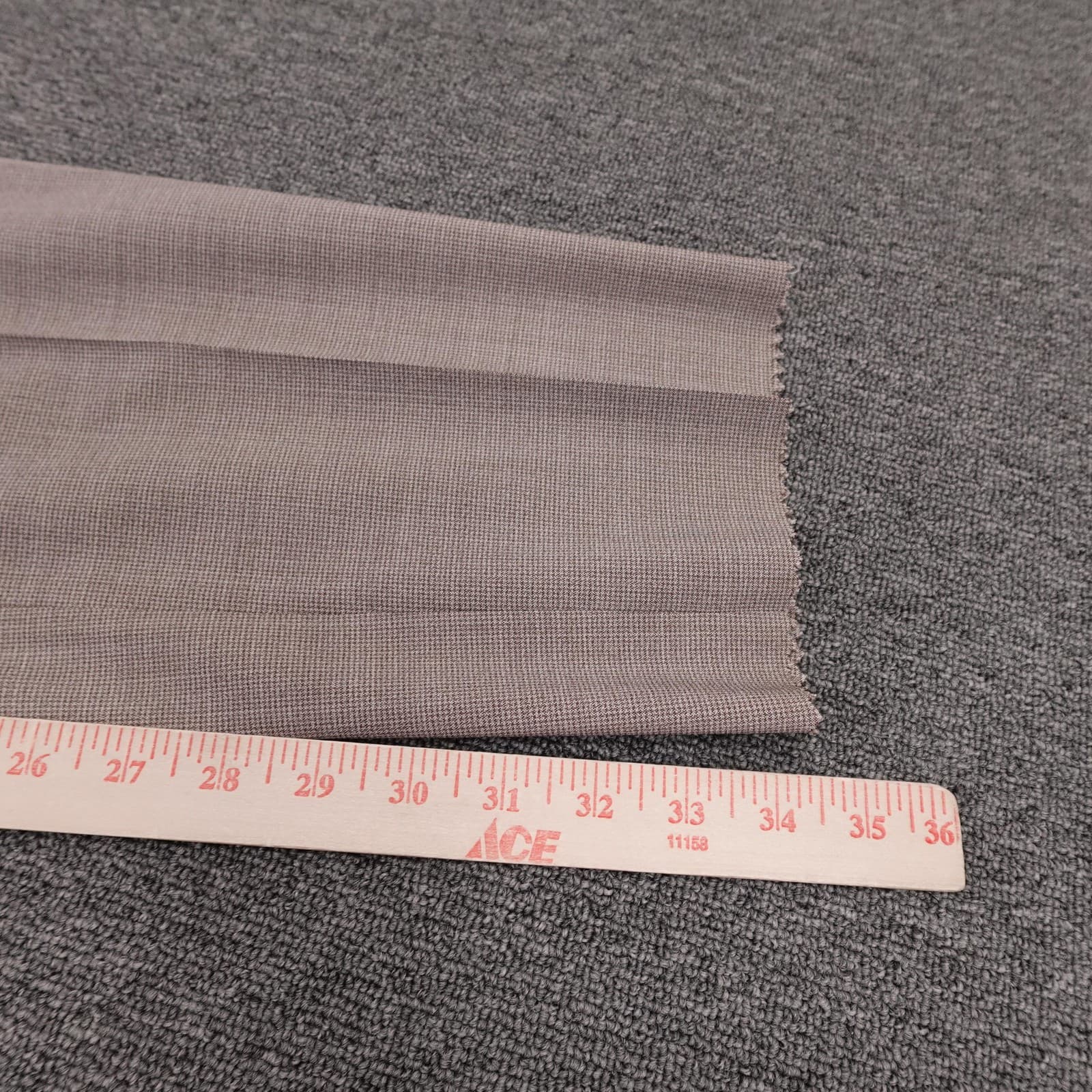 Boss Pants Mens 38x34 Beige Virgin Wool Check Flat Front Lined Dress Formal - Thumbnail 11