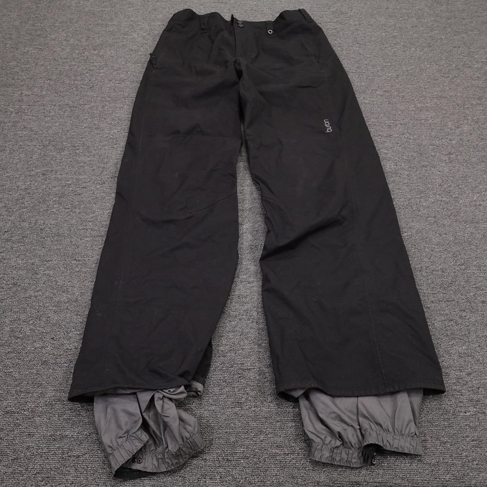 Burton Snow Pants Womens Large Black Insulated Ski Snowboard 34x31 Lined Warm