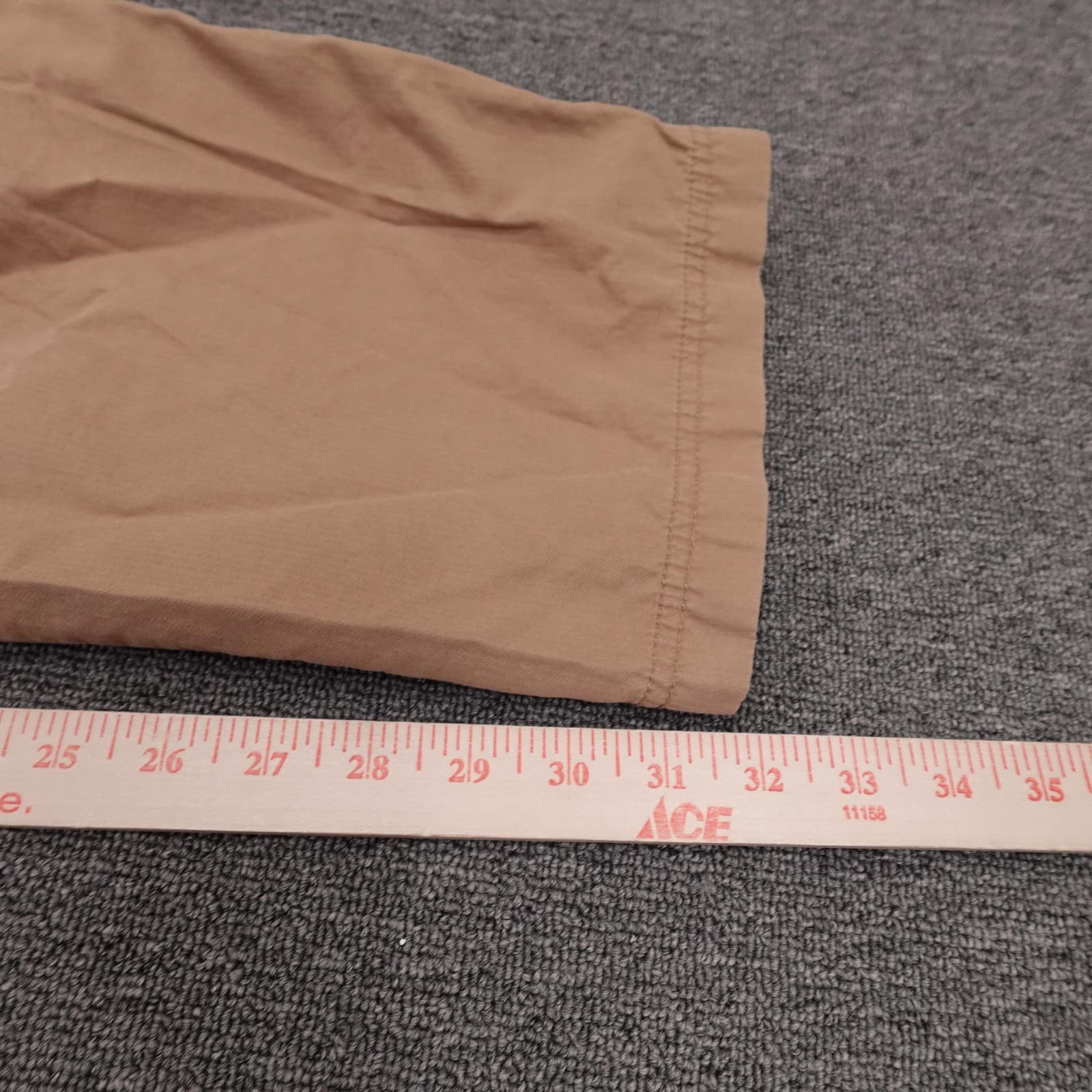 Vintage Nike ACG Convertible Cargo Pants Mens 38x32 Beige Baggy Y2K ACGM2008 - Thumbnail 13