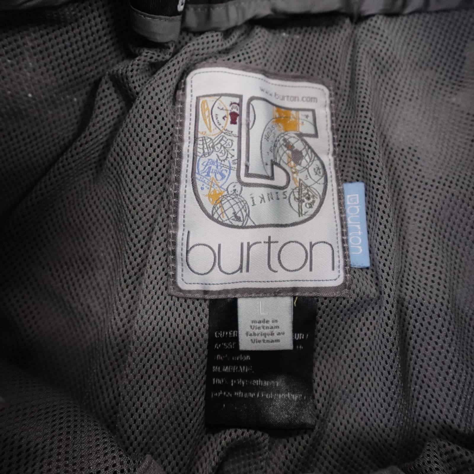 Burton Snow Pants Womens Large Black Insulated Ski Snowboard 34x31 Lined Warm - Thumbnail 4