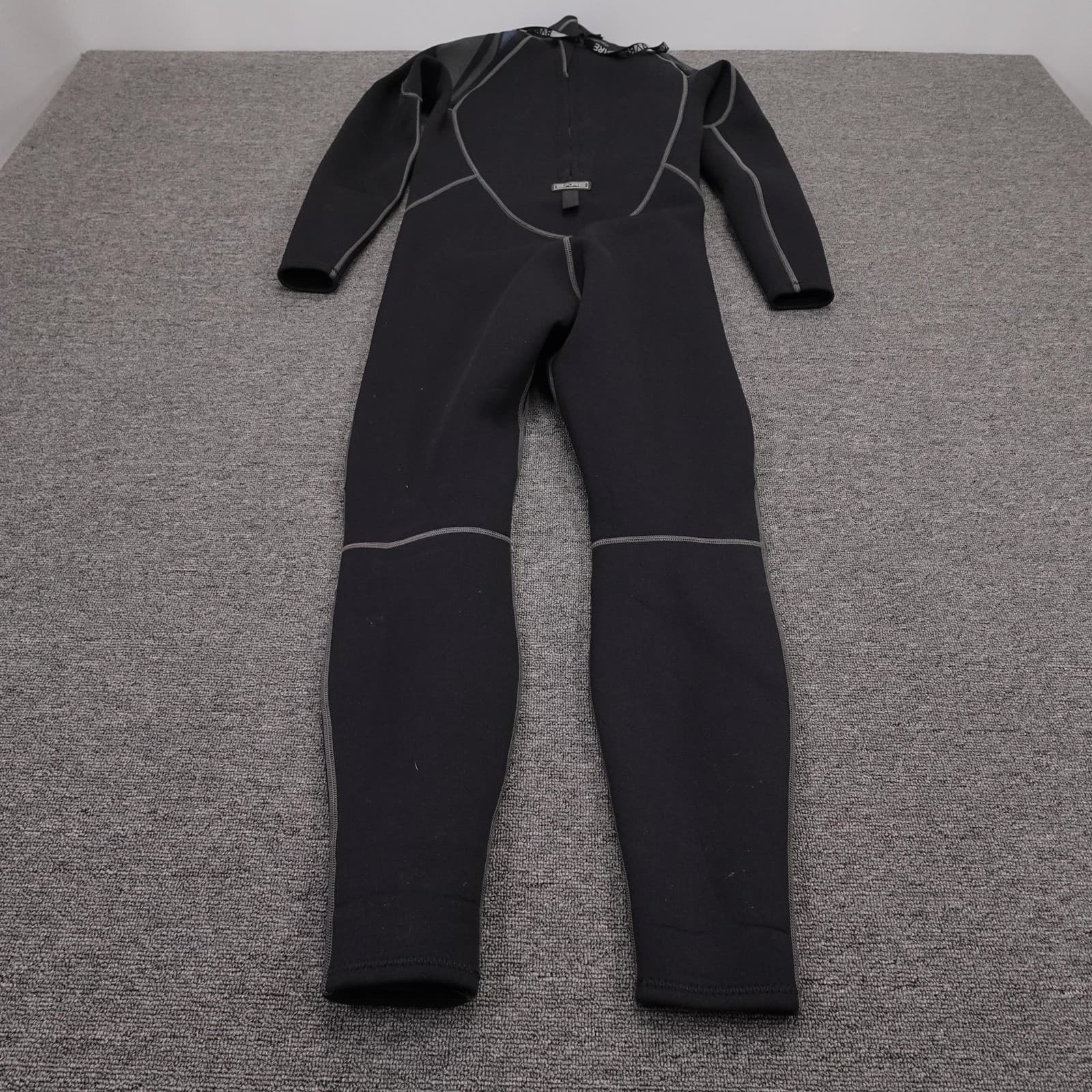 Bare 3/2mm Sport Wetsuit Mens Medium Black Blue Full Neoprene Surf Scuba Dive - Thumbnail 6