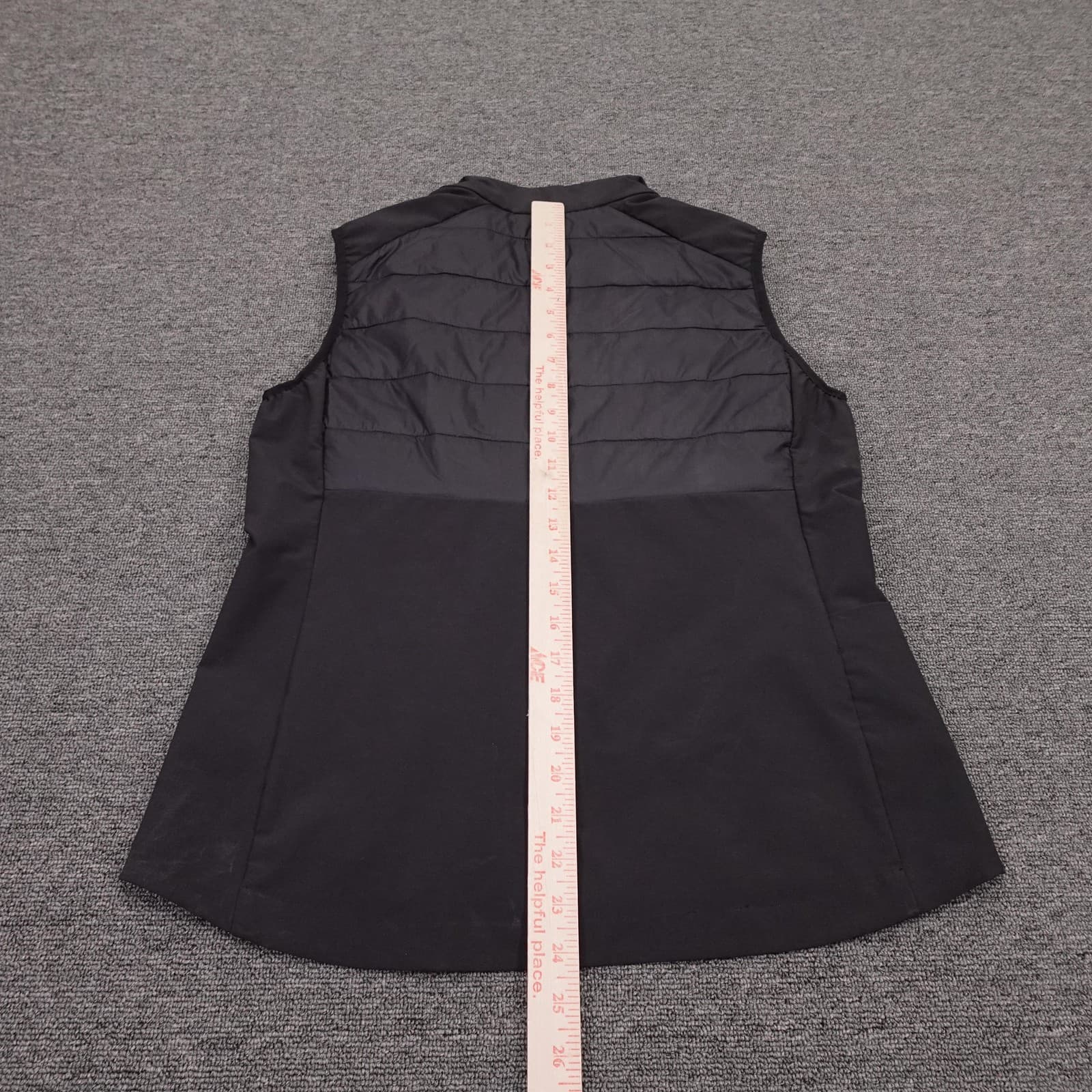 The North Face Vest Womens Medium Black WindWall Quilted Softshell Full Zip - Thumbnail 6