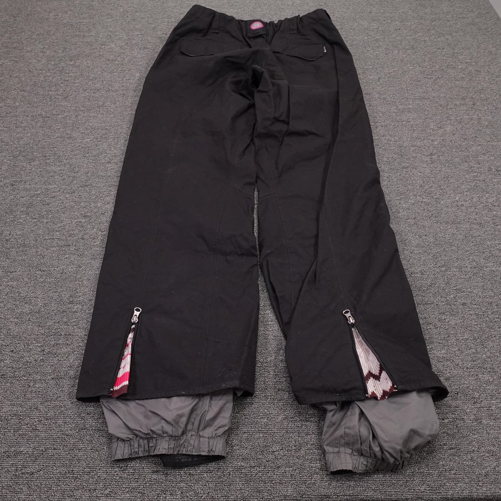 Burton Snow Pants Womens Large Black Insulated Ski Snowboard 34x31 Lined Warm - Thumbnail 6