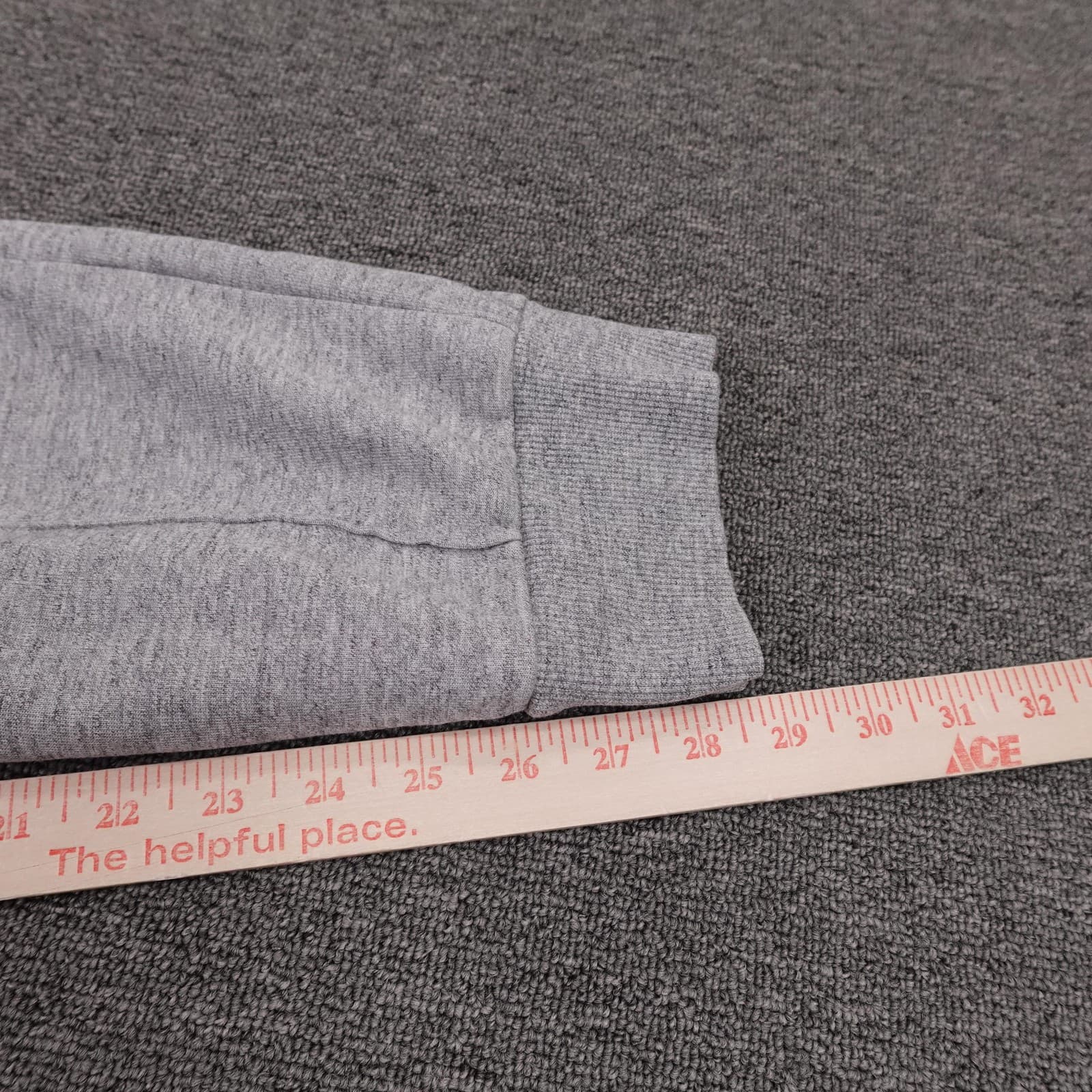 Suitsupply Pants Mens 34x27 Gray Fleece Jogger Sweatpants Elastic Waist Pockets - Thumbnail 6