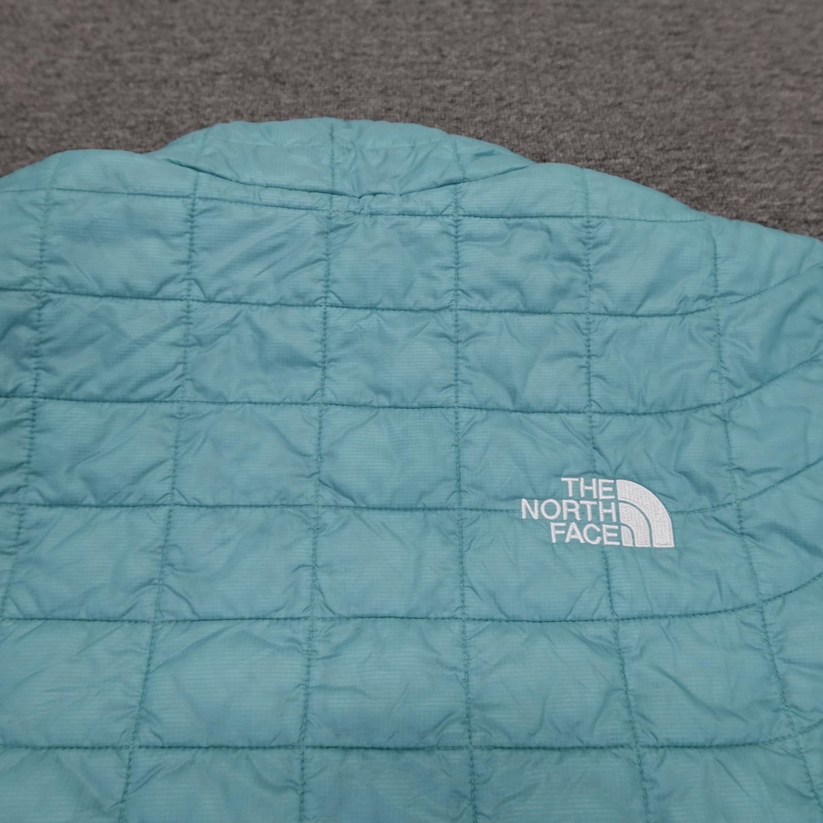 The North Face ThermoBall Eco Jacket Mens Large Blue Puffer Insulated Zip - Thumbnail 5