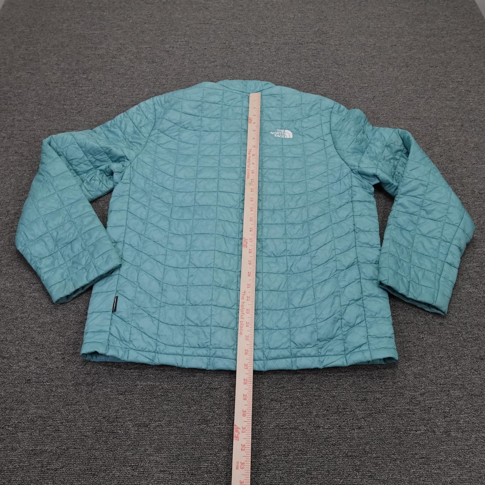 The North Face ThermoBall Eco Jacket Mens Large Blue Puffer Insulated Zip - Thumbnail 7