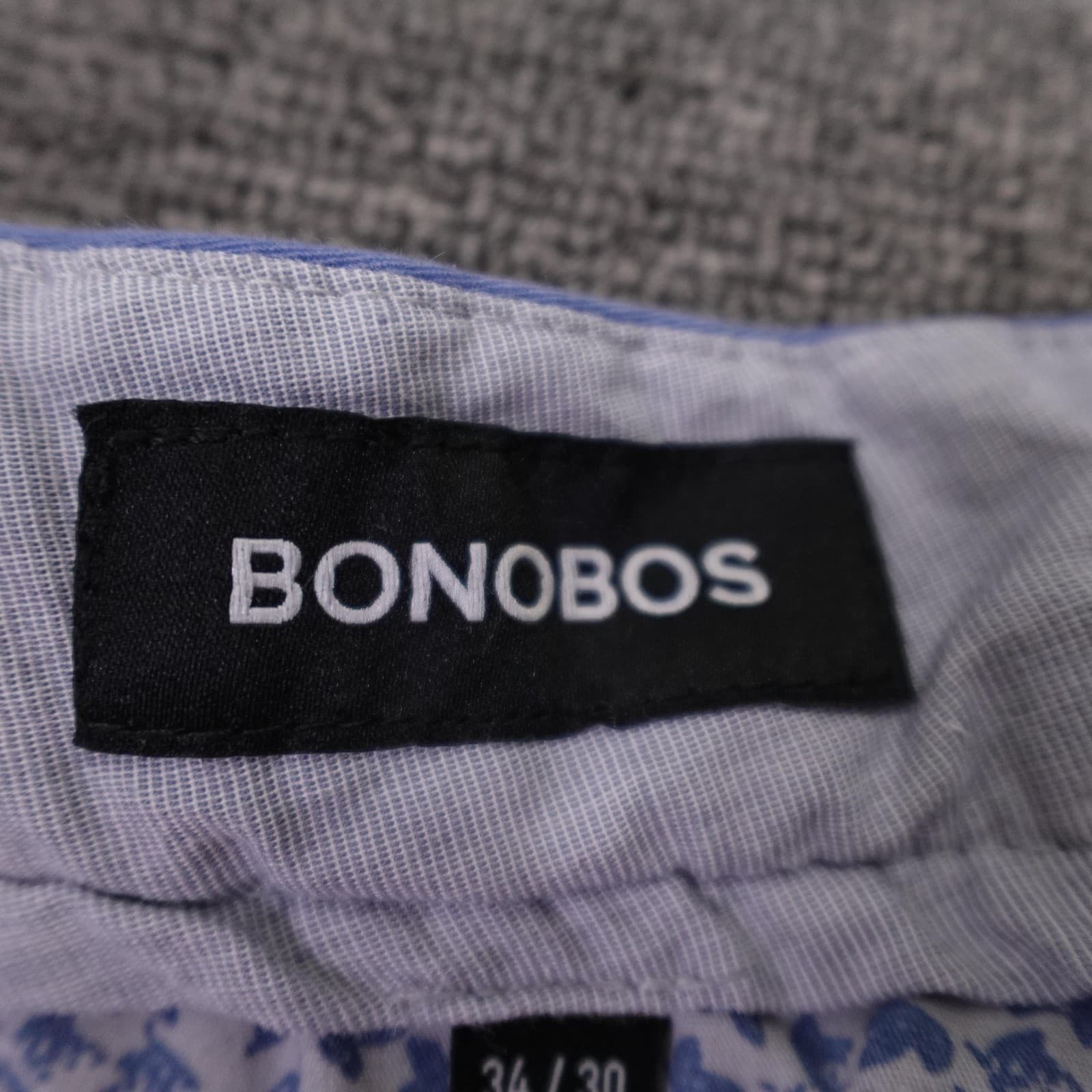 Bonobos Chino Pants Mens 34x29 Blue Athletic Fit Flat Front Straight Leg Casual - Thumbnail 3