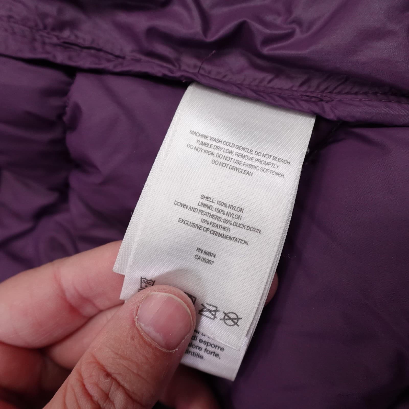 Mountain Hardwear Jacket Womens Medium Purple Down Puffer Full Zip Outdoor Warm - Thumbnail 6