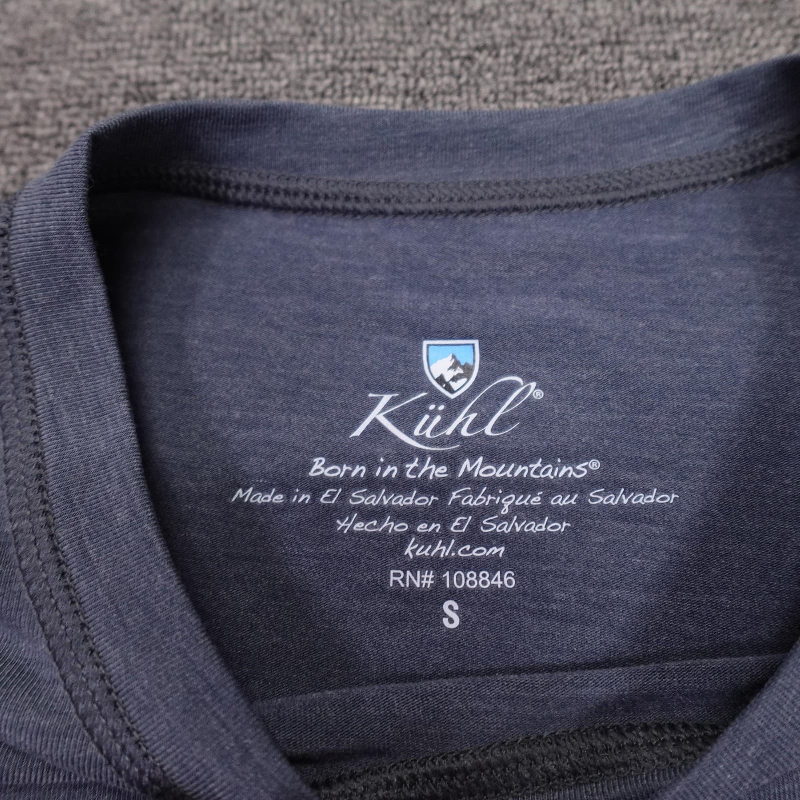 Kuhl Shirt Womens Small Blue Long Sleeve Crewneck Stretch Tee Top Outdoor - Thumbnail 3