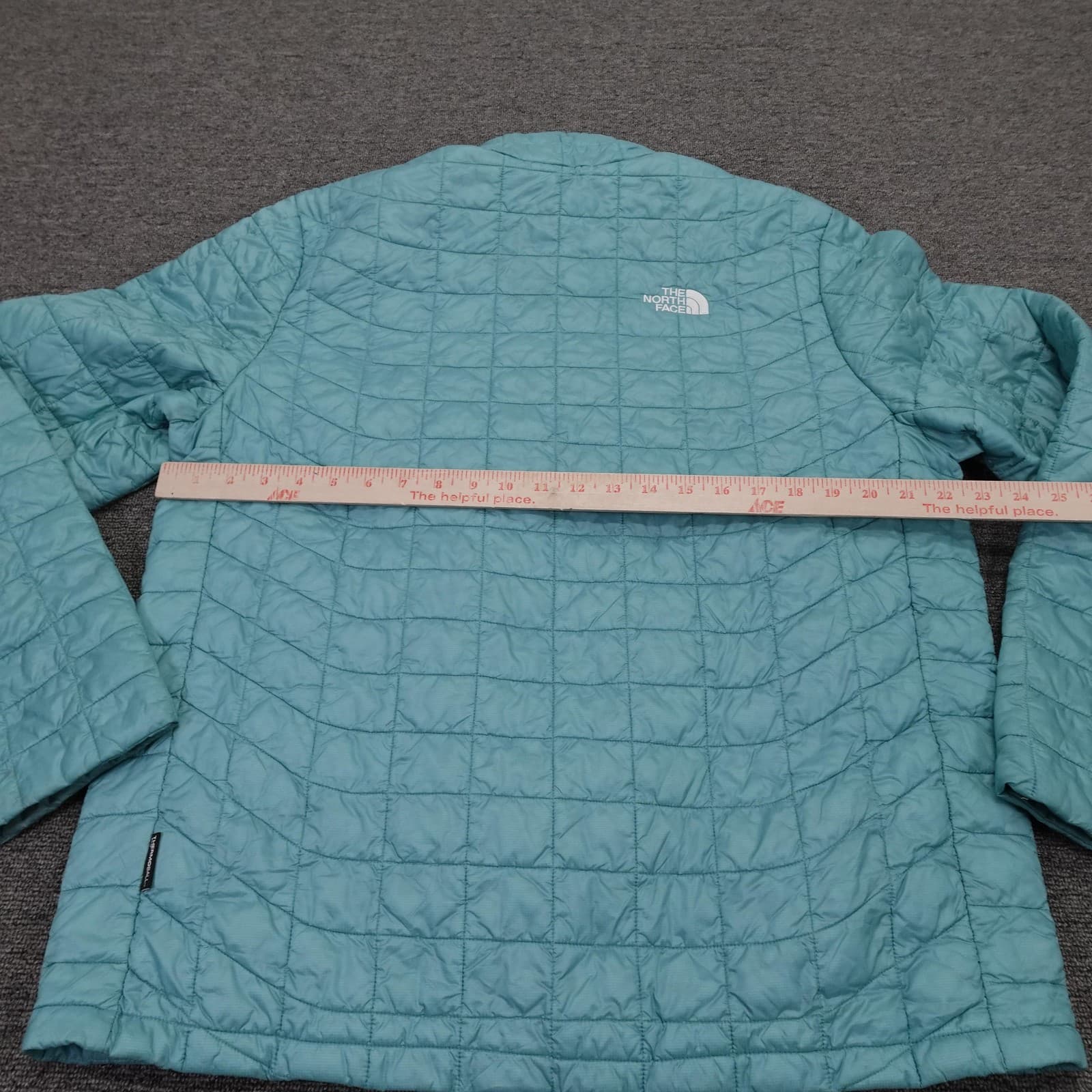 The North Face ThermoBall Eco Jacket Mens Large Blue Puffer Insulated Zip - Thumbnail 6