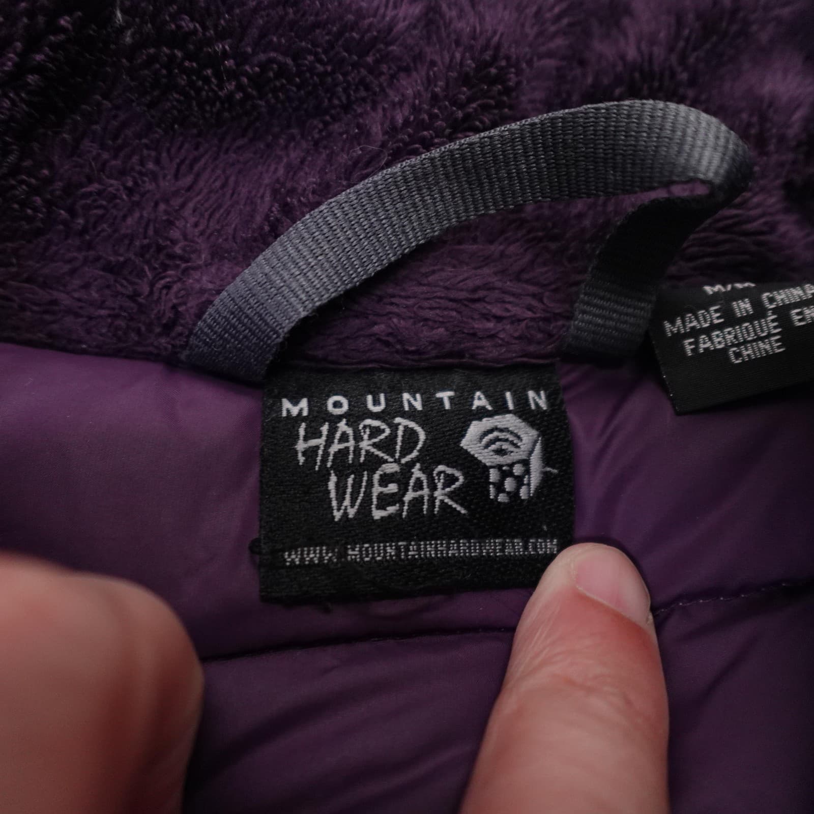 Mountain Hardwear Jacket Womens Medium Purple Down Puffer Full Zip Outdoor Warm - Thumbnail 3