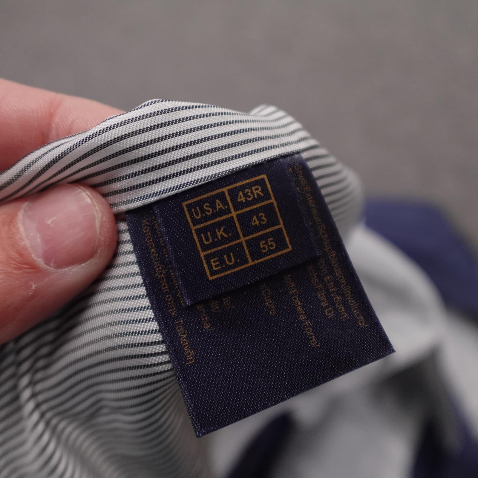 Brooks Brothers Suit Vest Mens 43R Blue Linen Madison Belted Wedding Business - Thumbnail 6