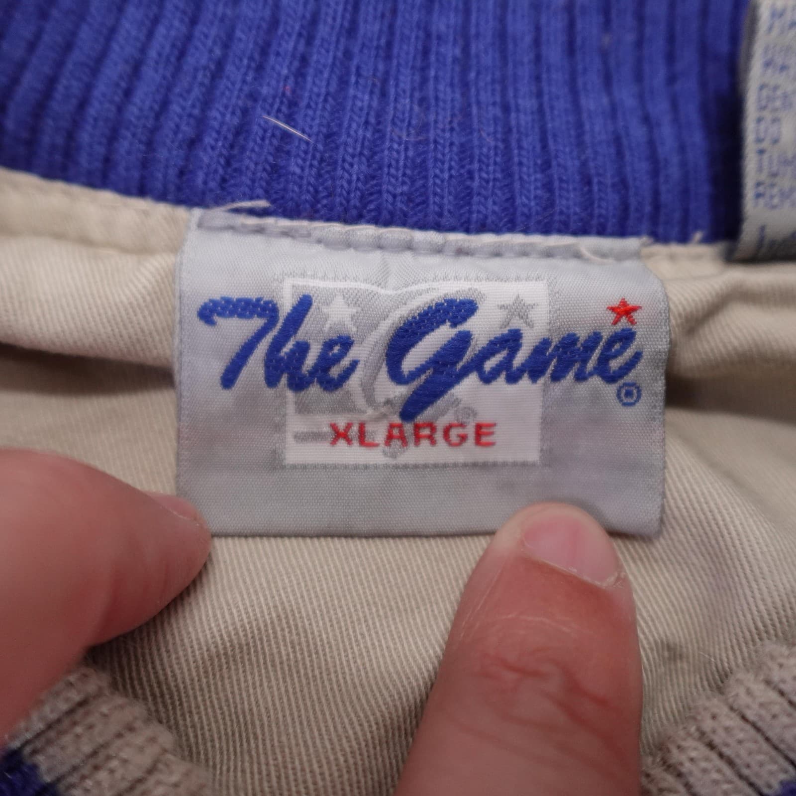 Vintage Florida Gators Jacket Mens XL Beige NCAA Football The Game UF 90s - Thumbnail 7