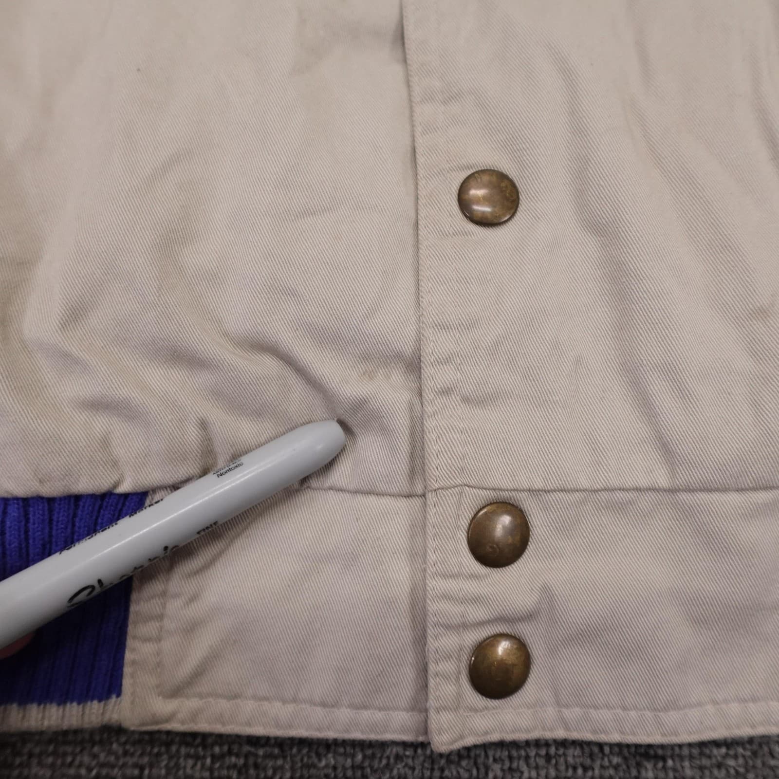 Vintage Florida Gators Jacket Mens XL Beige NCAA Football The Game UF 90s - Thumbnail 6