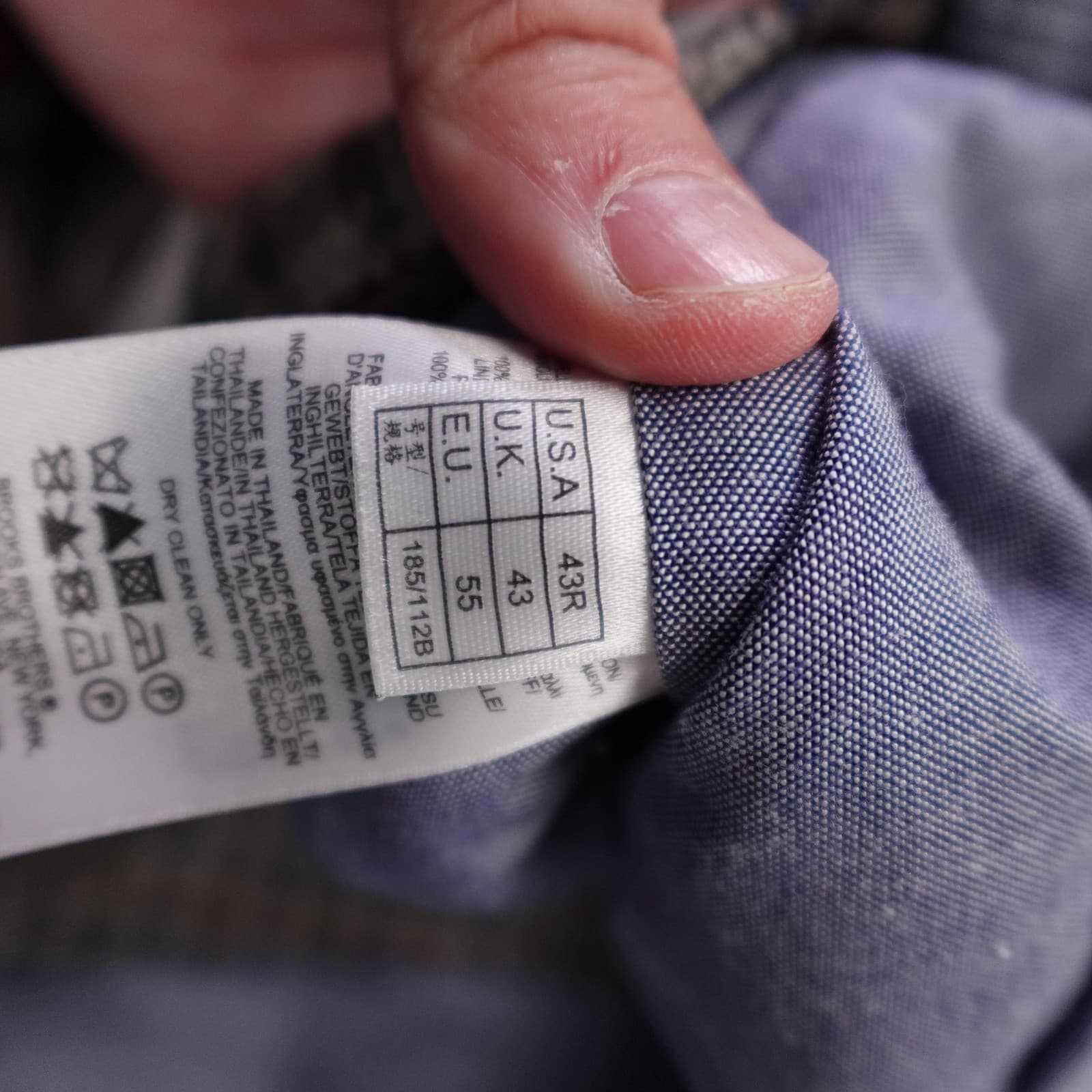 Brooks Brothers Suit Vest Mens 43R Gray Plaid Wool Tweed Belted 1818 Madison - Thumbnail 8