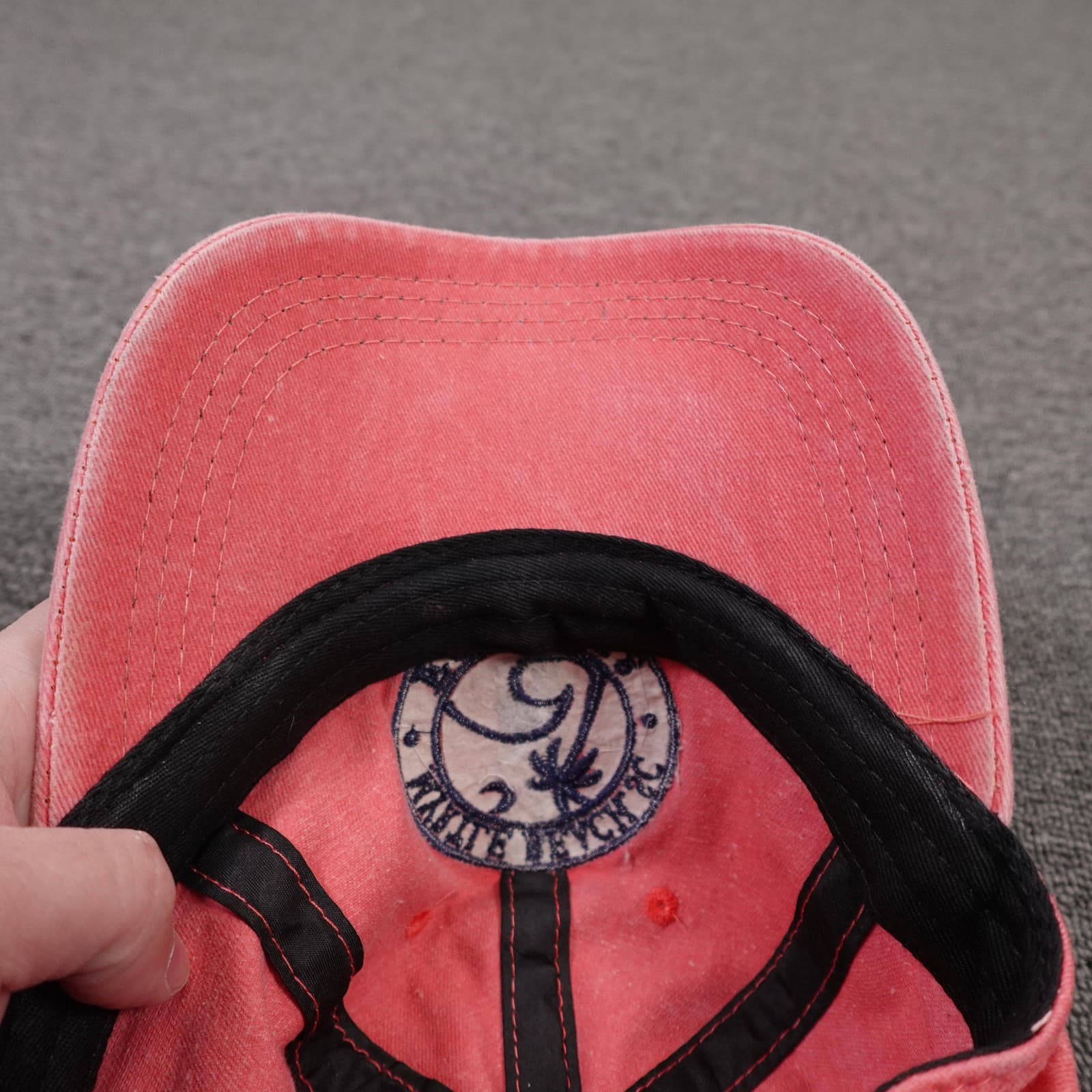 Tsunami Surf Shop Hat Cap Strap Back Mens One Size Pink Myrtle Beach Baseball - Thumbnail 6