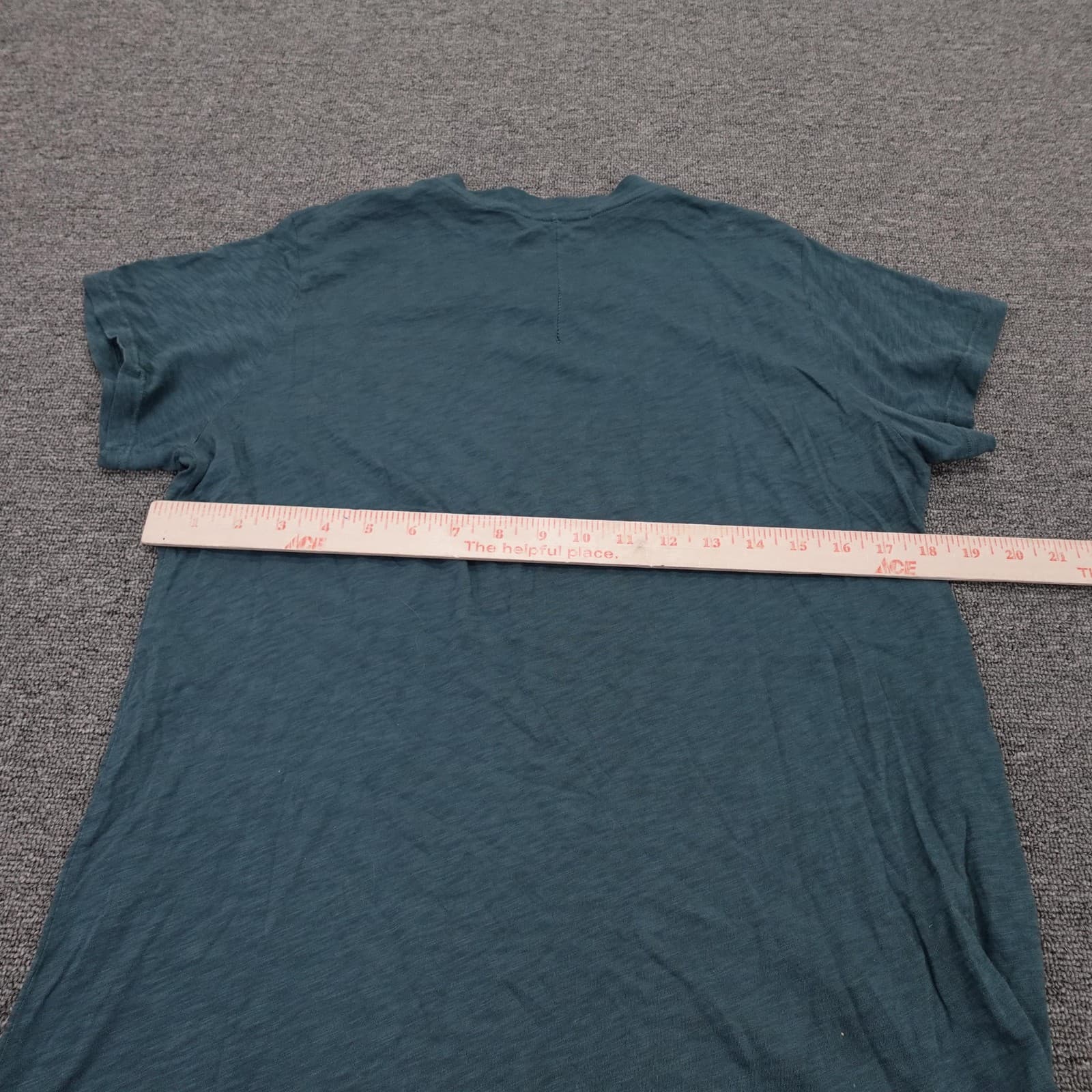 Stateside T-Shirt Dress Womens Medium Blue Short Sleeve Side Knot Supima Cotton - Thumbnail 4