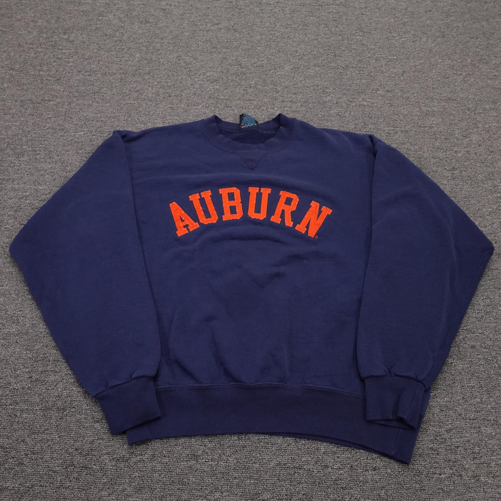 Vintage Auburn Tigers Sweatshirt Mens Large Blue NCAA Football Soffe Crewneck