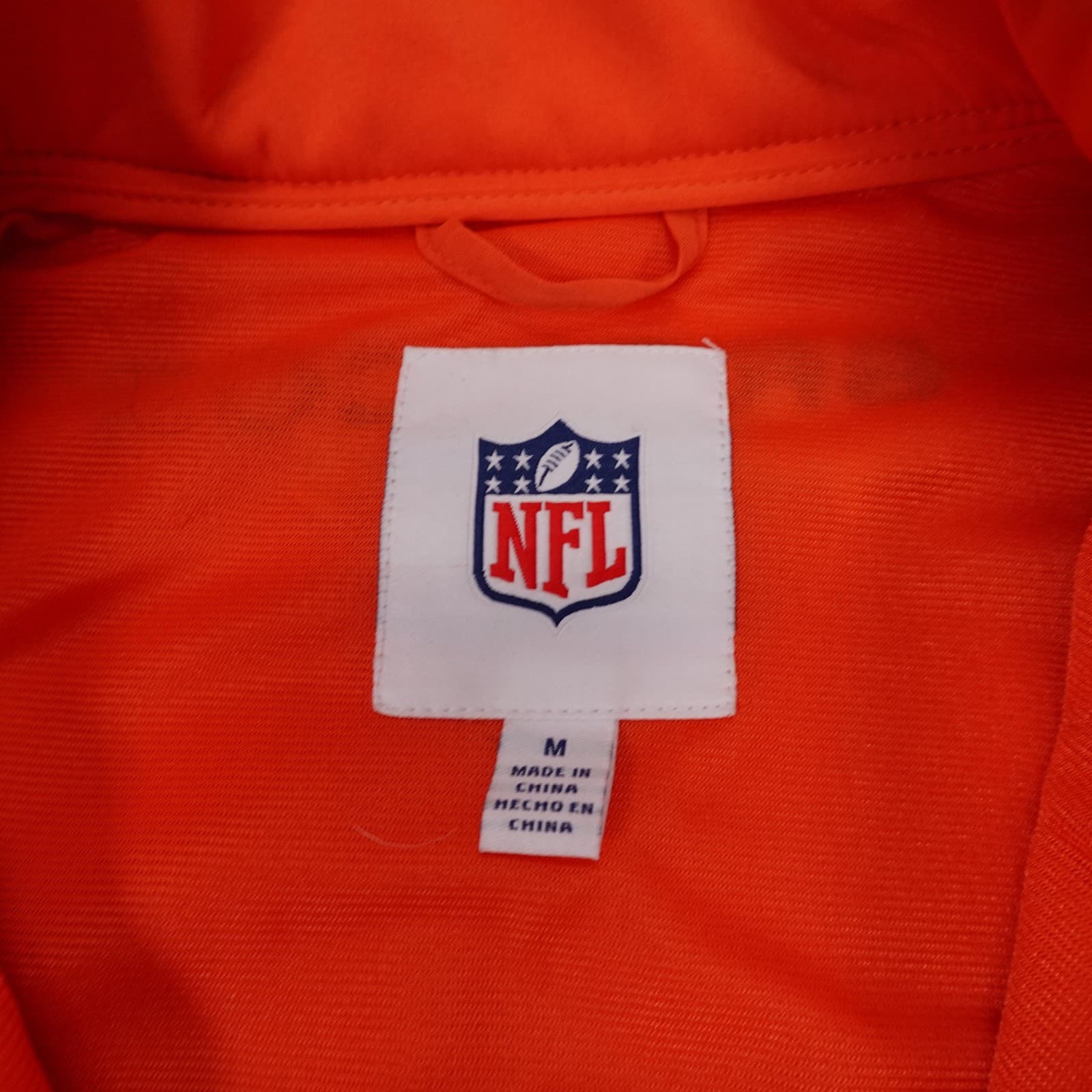 Denver Broncos Jacket Mens Medium Orange NFL Football G-III Softshell Full Zip - Thumbnail 5