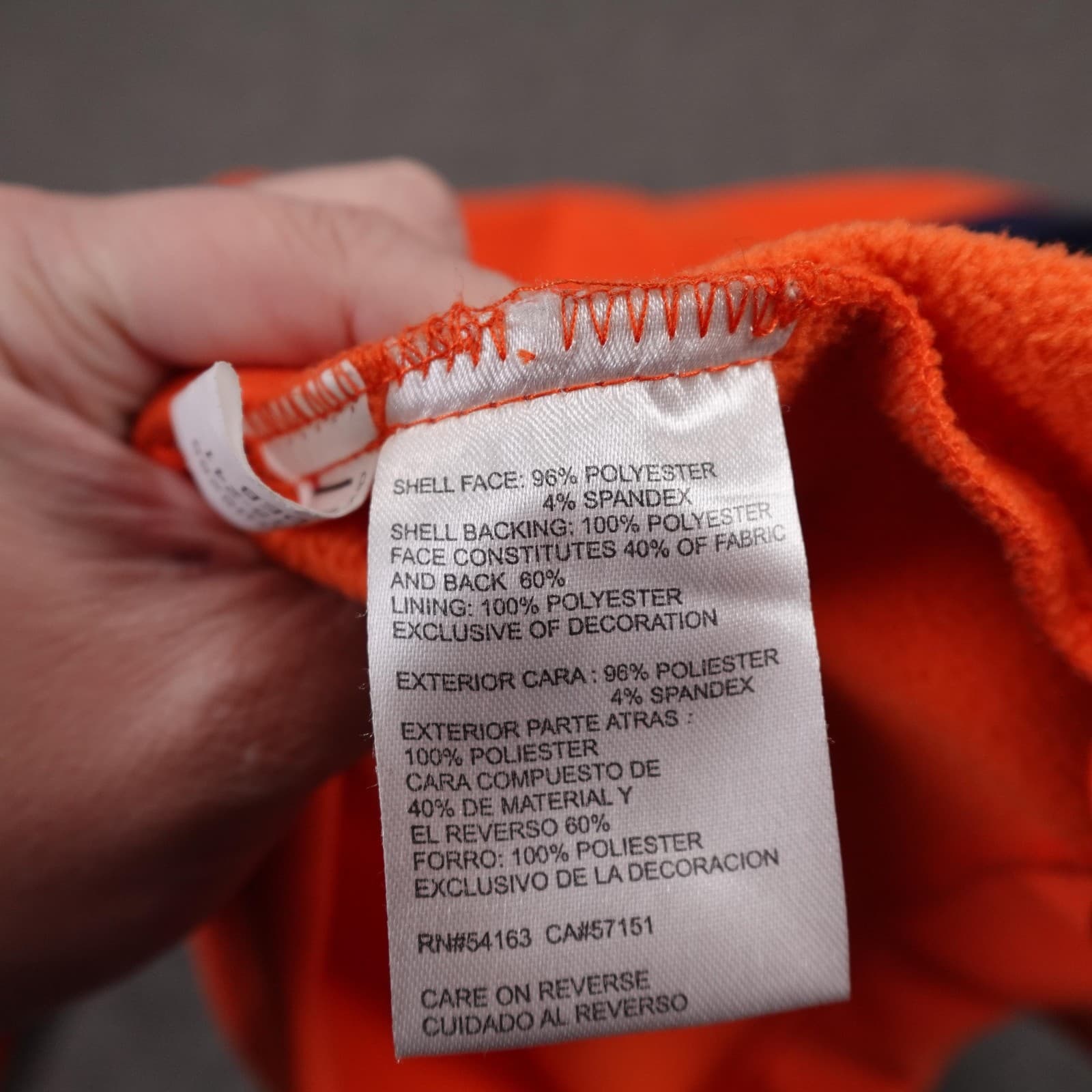 Denver Broncos Jacket Mens Medium Orange NFL Football G-III Softshell Full Zip - Thumbnail 7
