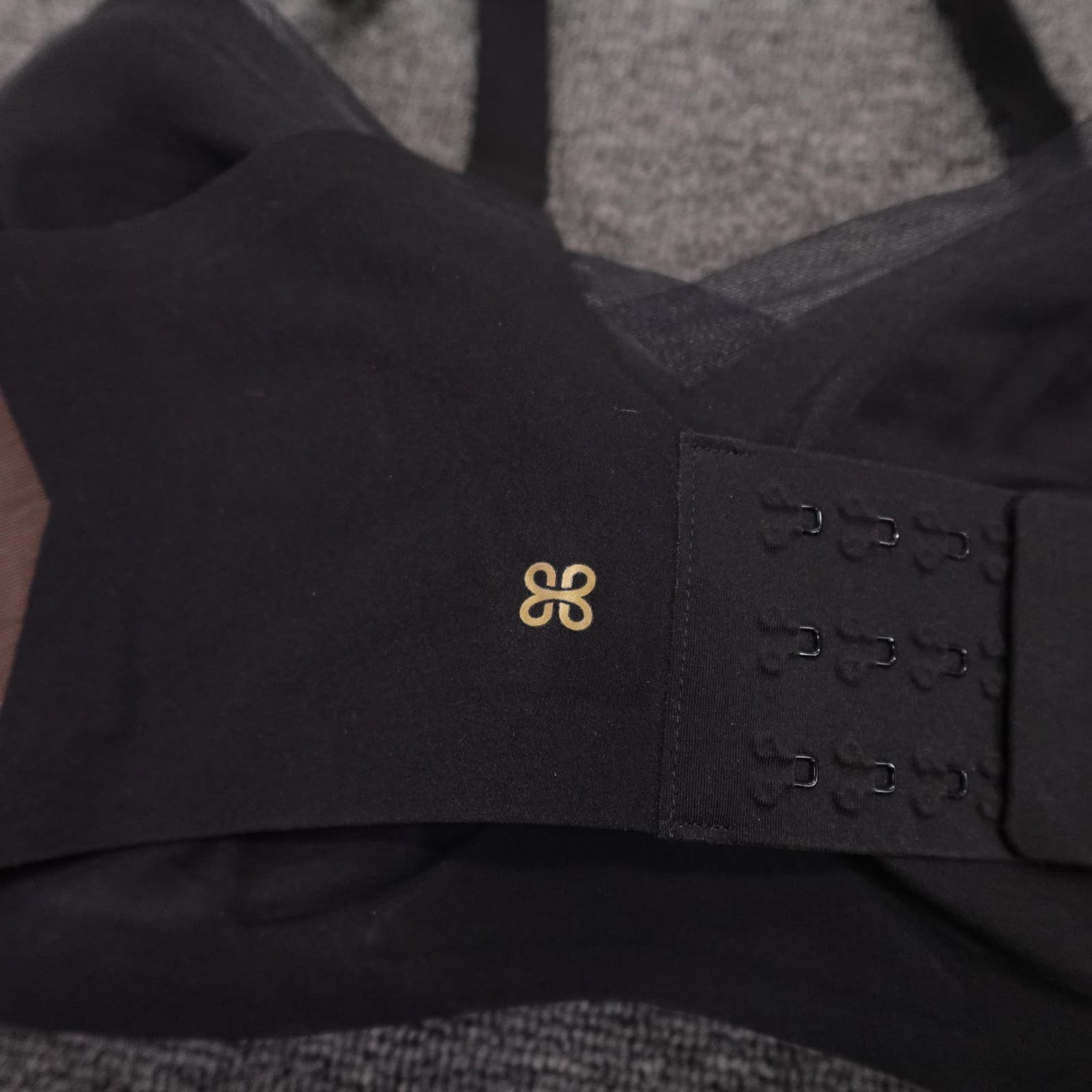 Honeylove Bra Womens S+ Black Wireless T-Shirt Bra Mesh Adjustable Molded - Thumbnail 3