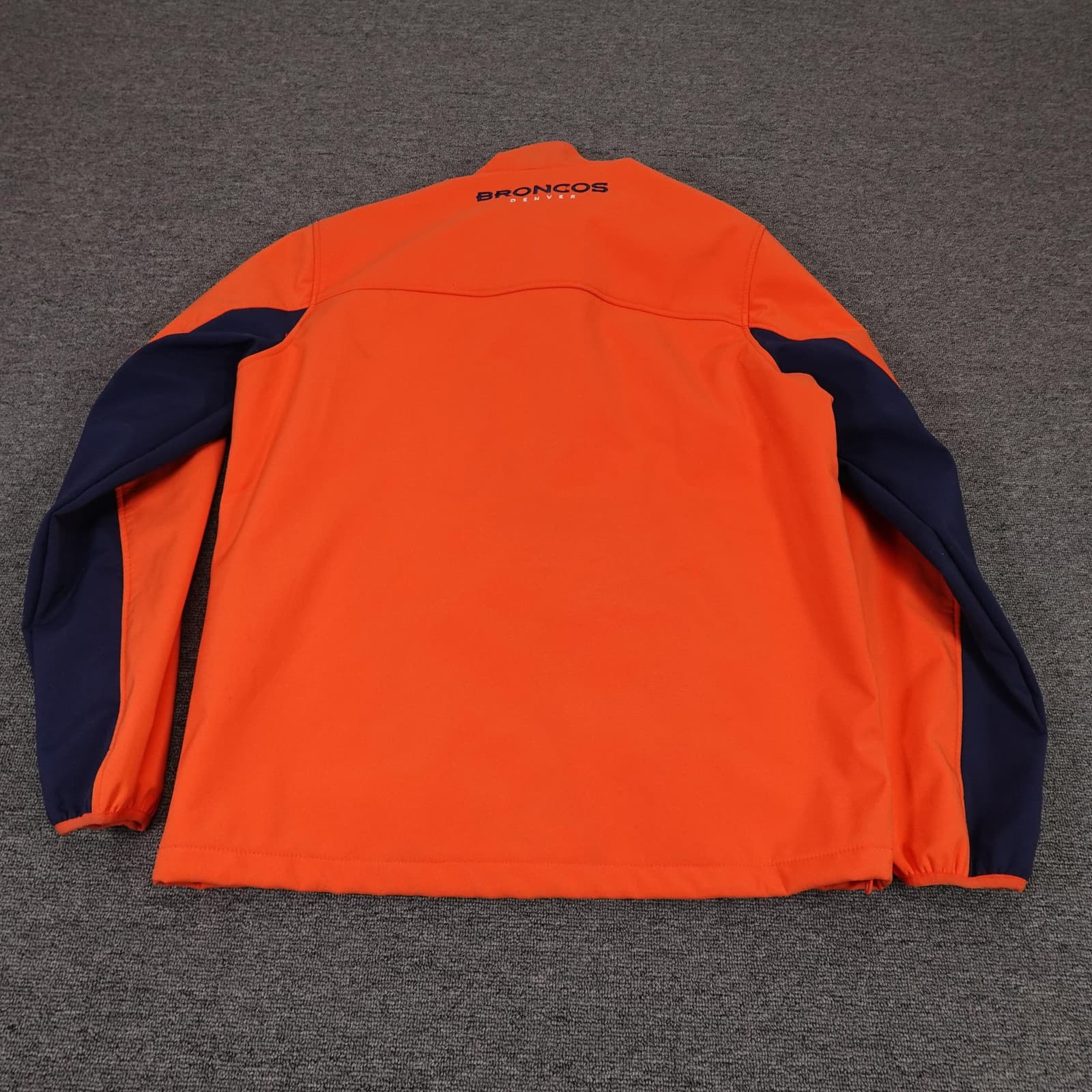 Denver Broncos Jacket Mens Medium Orange NFL Football G-III Softshell Full Zip - Thumbnail 6