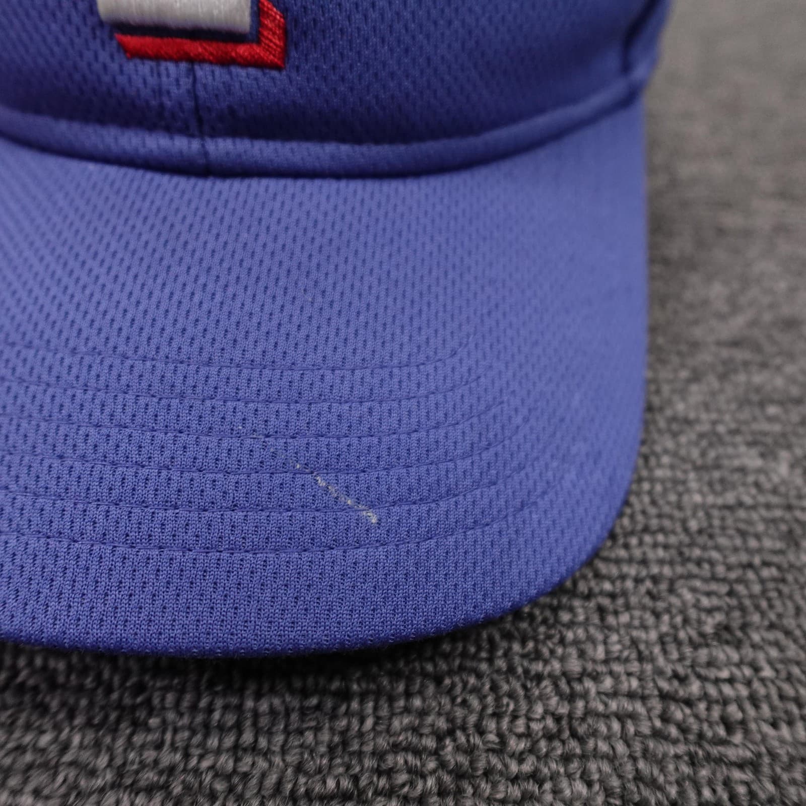 Texas Rangers Hat Cap Strap Back Mens One Size Blue MLB Baseball OC Sports - Thumbnail 4