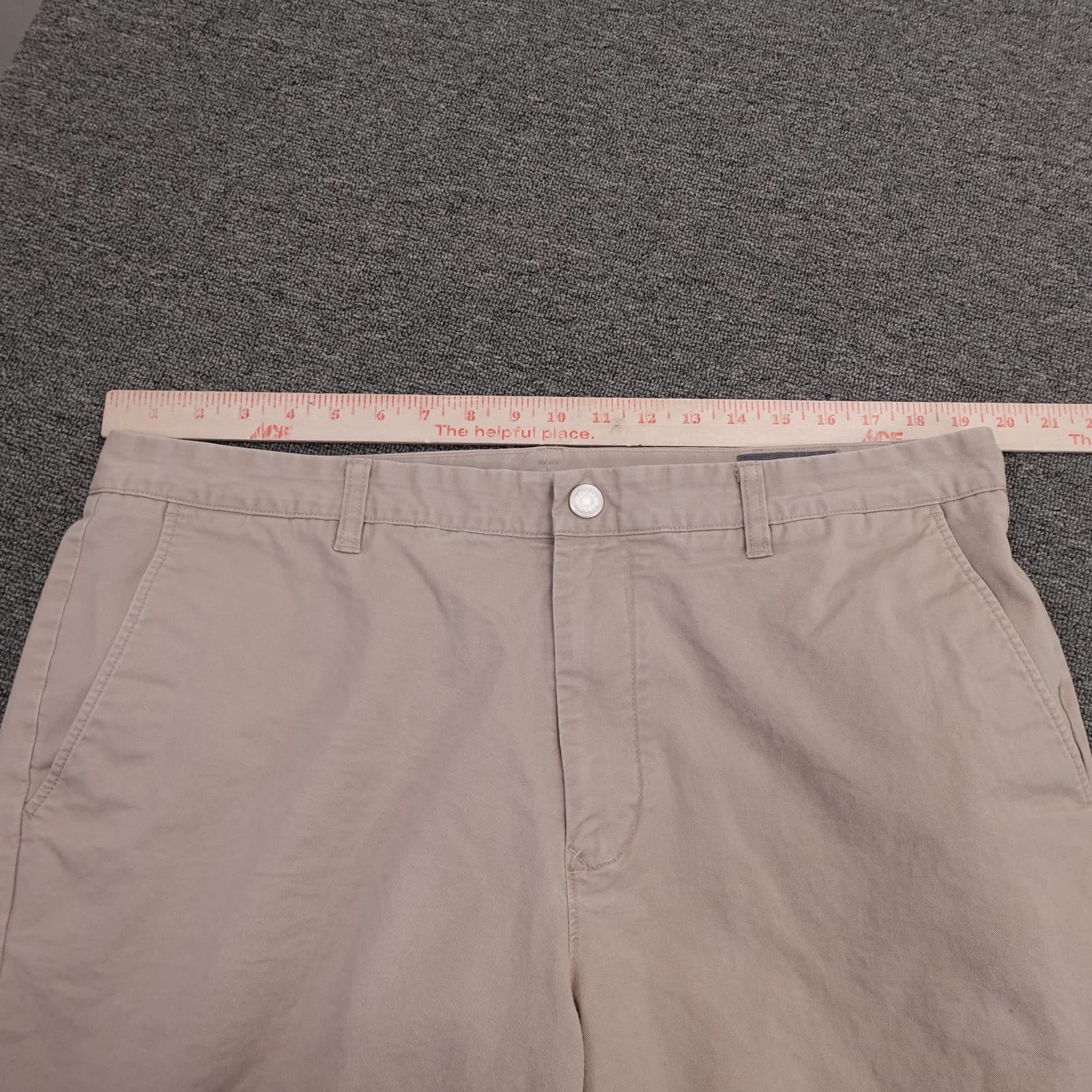 Bonobos Shorts Mens 38 Beige Chino Stretch 9 Inseam Casual Summer Wear - Thumbnail 6