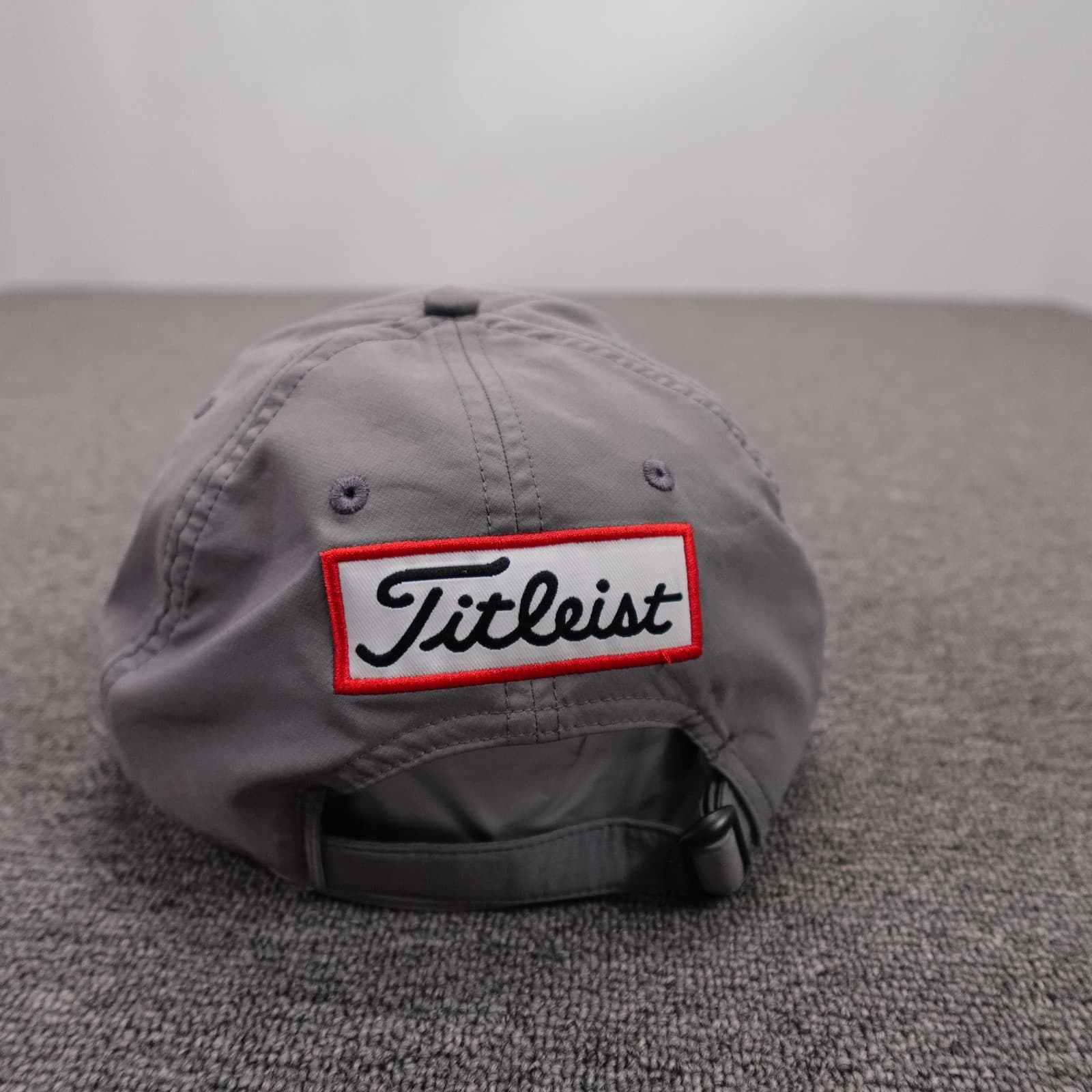 Titleist Hat Cap Strap Back Mens One Size Gray Pro V1 Golf Performance - Thumbnail 4