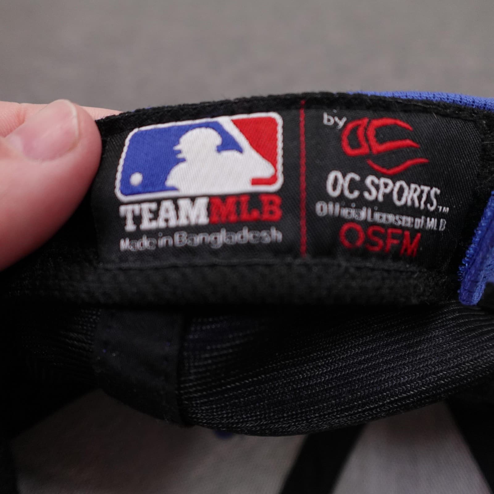 Texas Rangers Hat Cap Strap Back Mens One Size Blue MLB Baseball OC Sports - Thumbnail 9