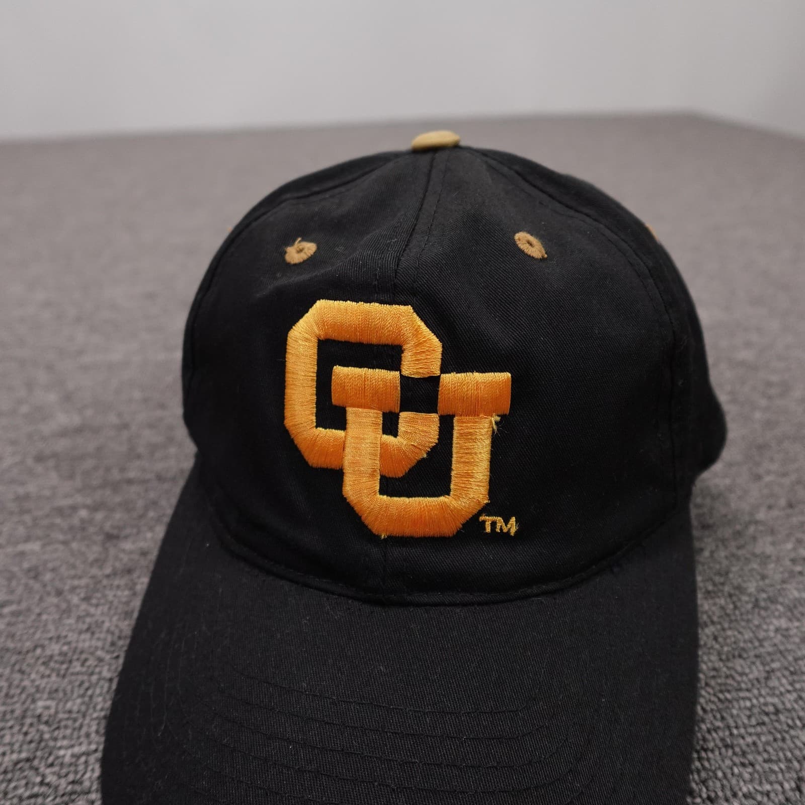 Vintage Colorado Buffaloes Hat Cap Snap Back One Size Black NCAA Captivating - Thumbnail 2