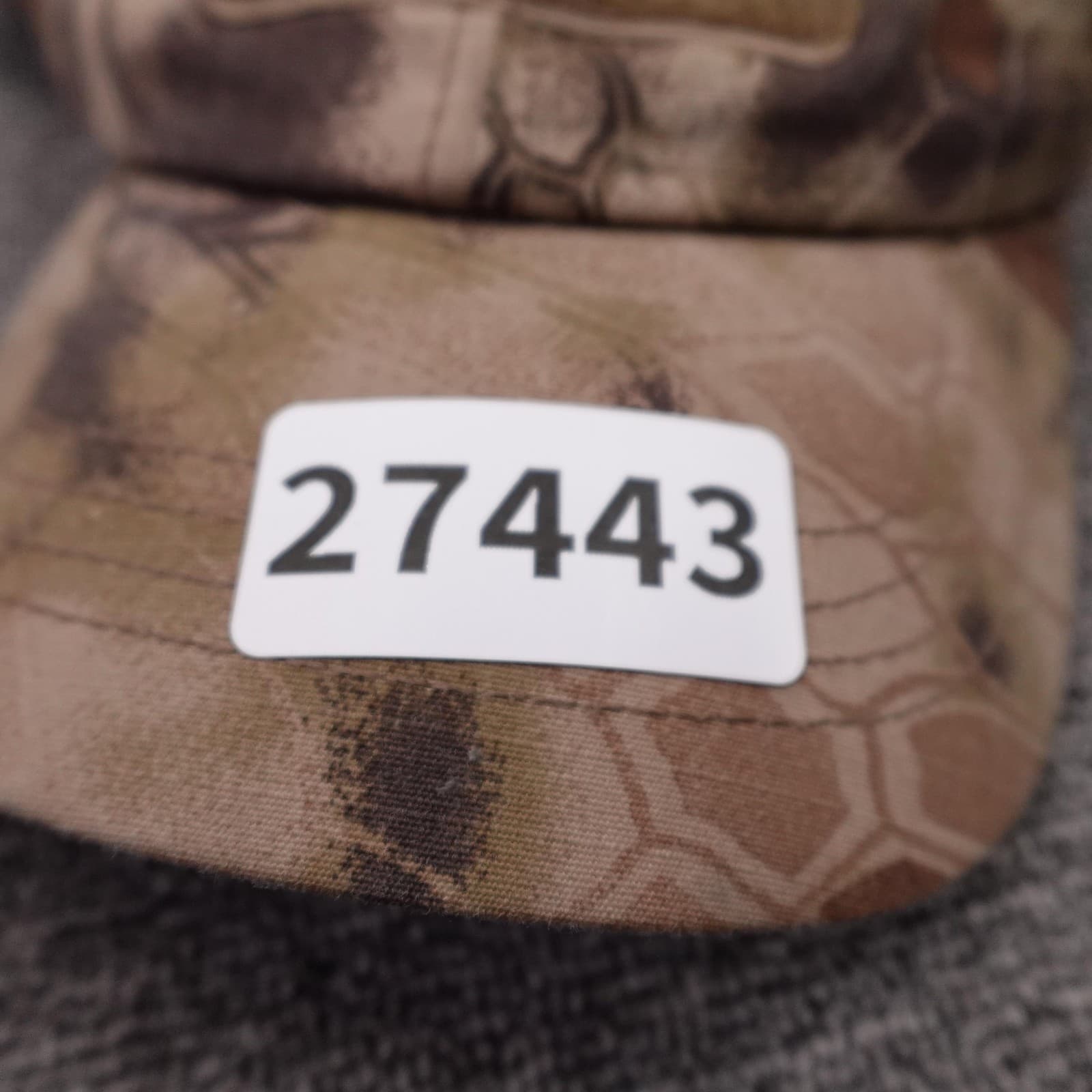 Condor Hat Cap Strap Back Mens One Size Brown Camo Patch Tactical Mesh Baseball - Thumbnail 8