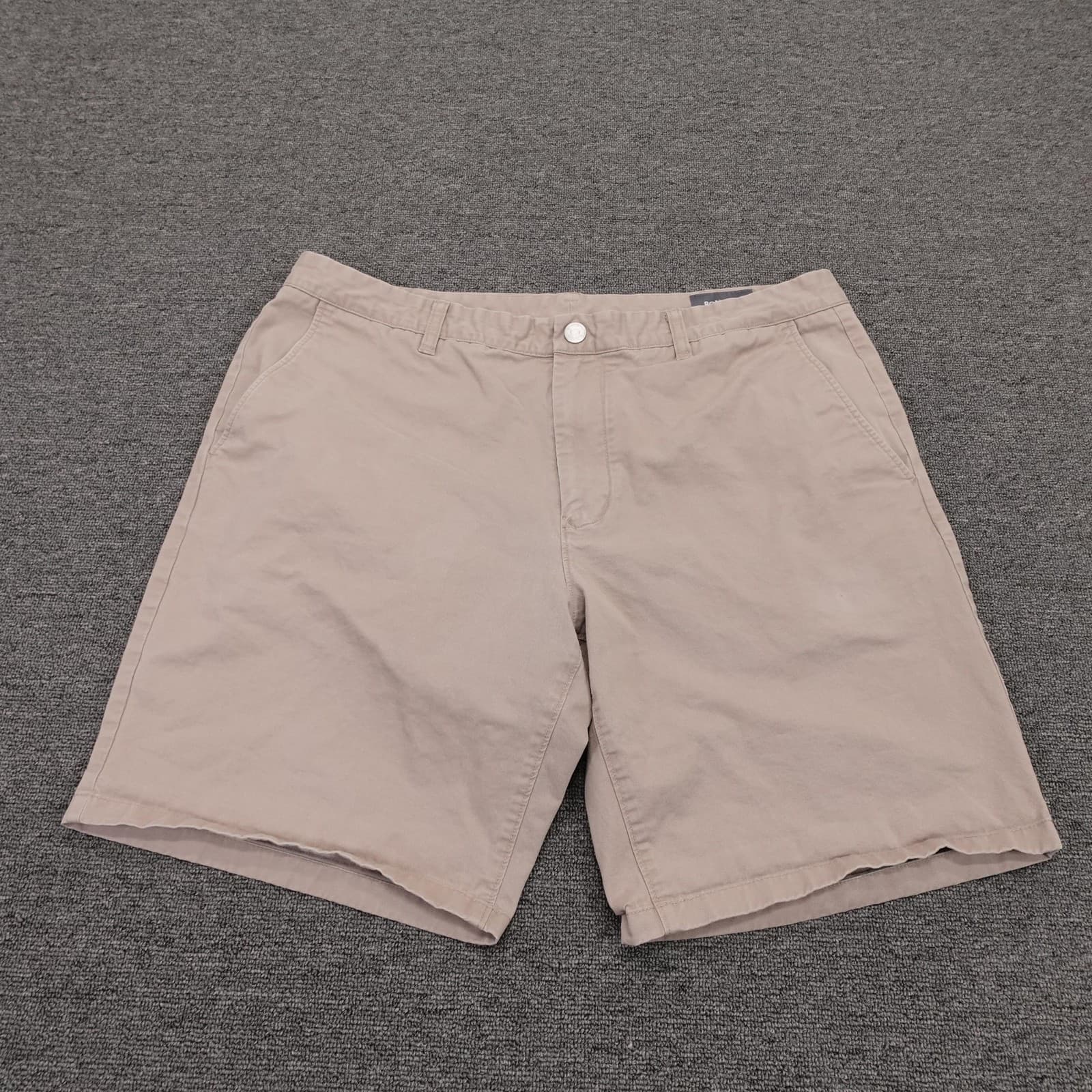 Bonobos Shorts Mens 38 Beige Chino Stretch 9 Inseam Casual Summer Wear