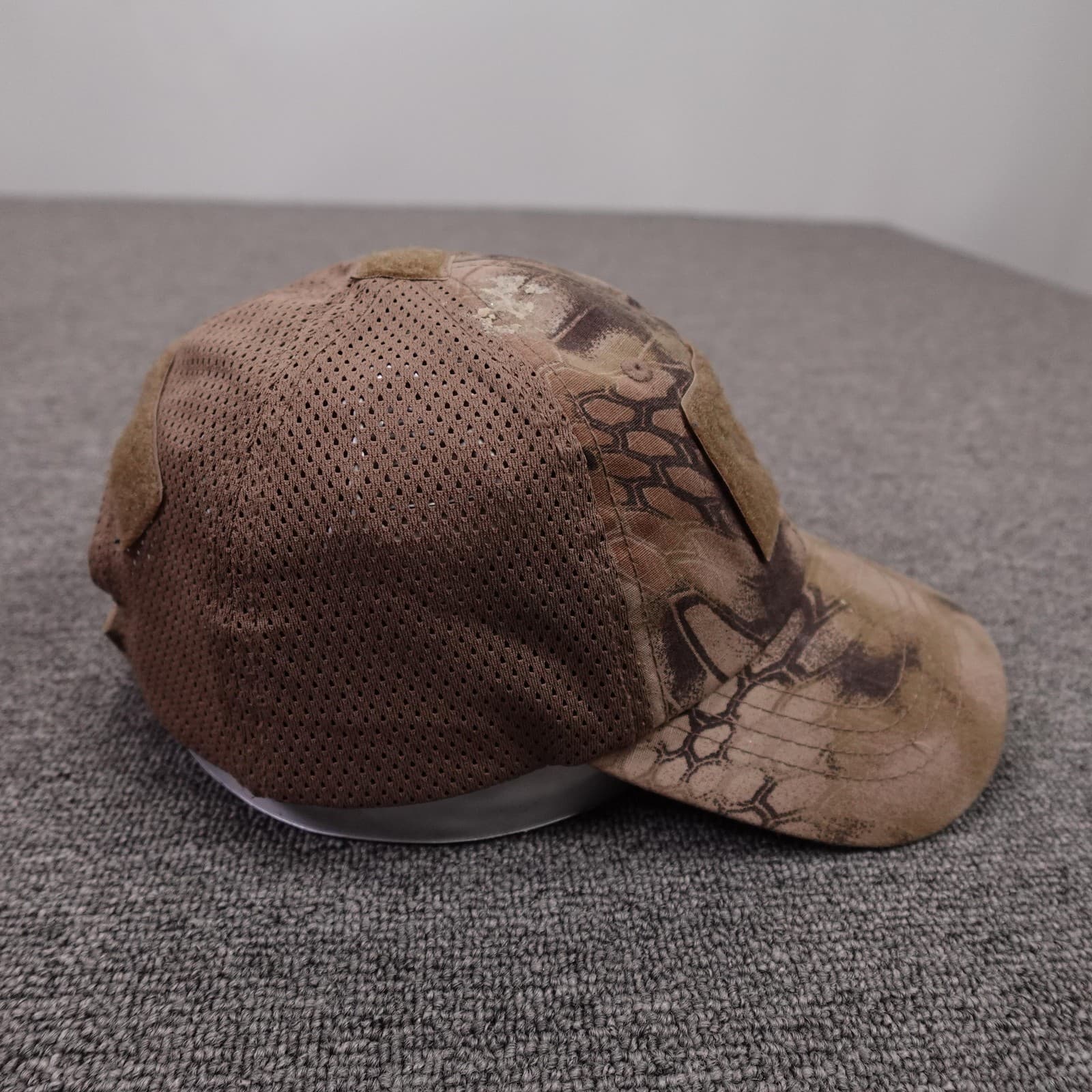 Condor Hat Cap Strap Back Mens One Size Brown Camo Patch Tactical Mesh Baseball - Thumbnail 5