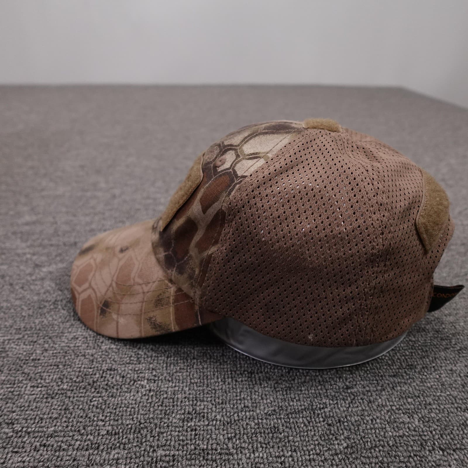 Condor Hat Cap Strap Back Mens One Size Brown Camo Patch Tactical Mesh Baseball - Thumbnail 3