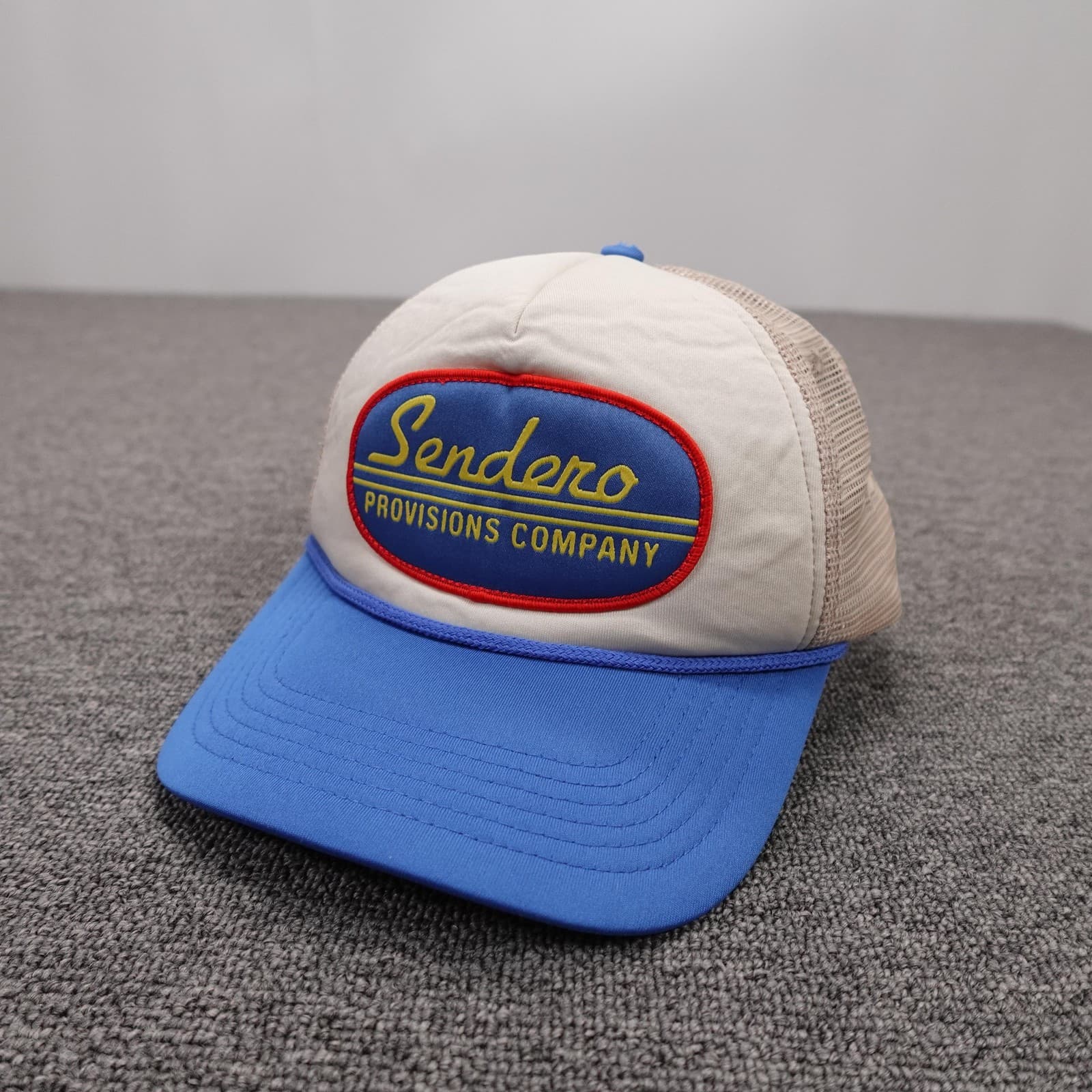 Sendero Provisions Co Hat Cap Snap Back Mens One Size Blue Mesh Trucker Patch